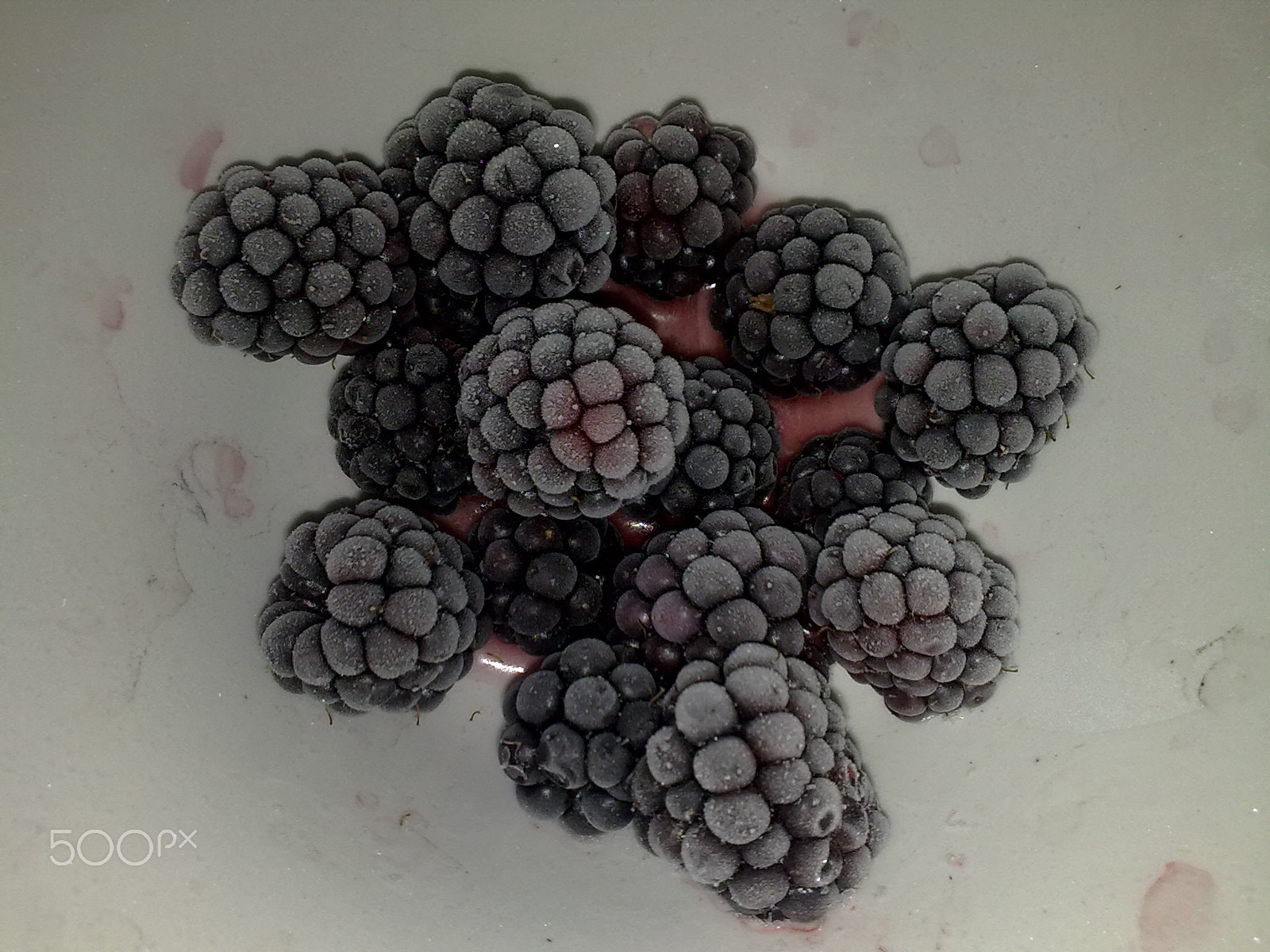 Nokia 5800 Xpres sample photo. Frozen berries photography