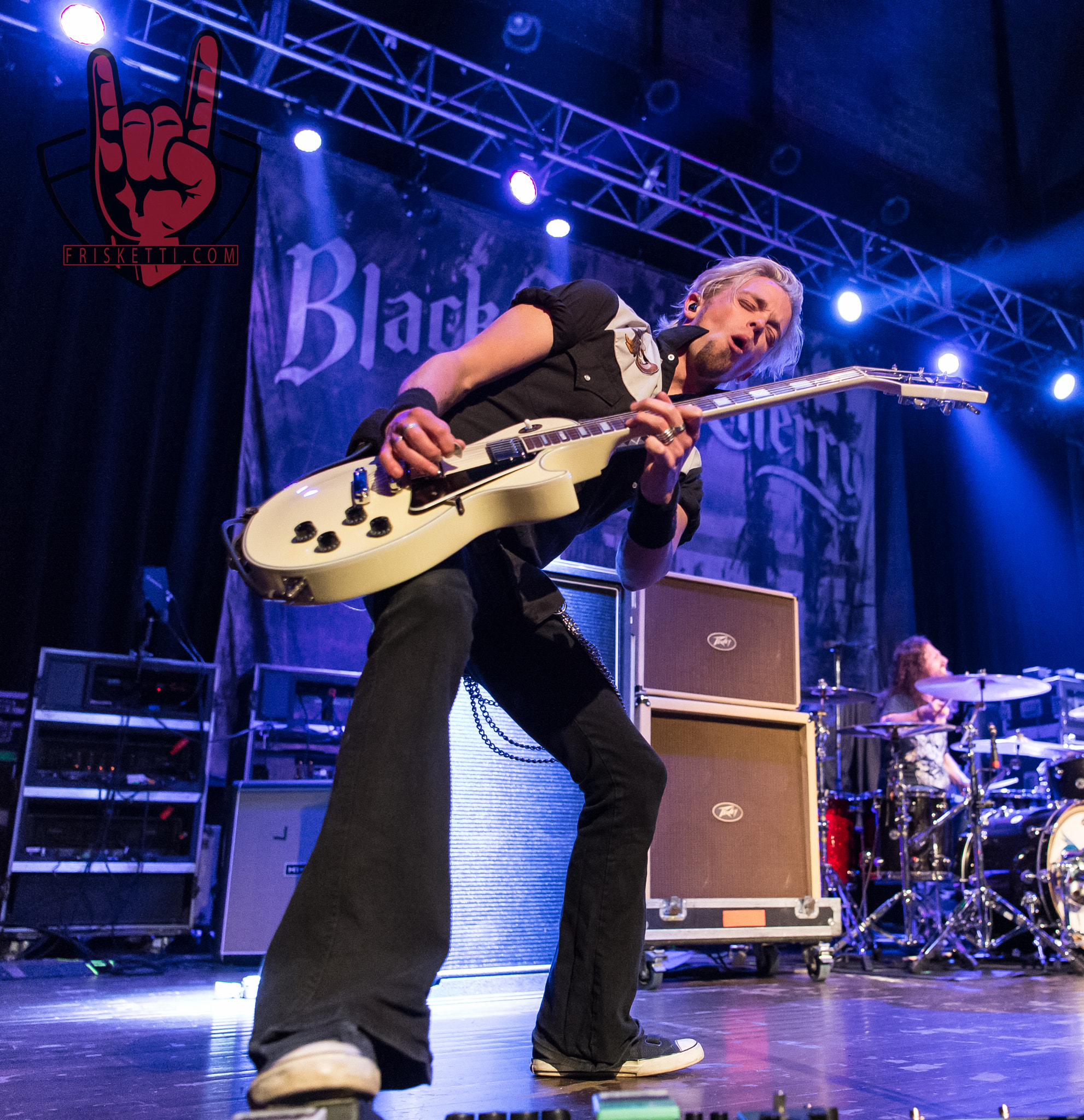 Nikon AF-S Nikkor 24-70mm F2.8E ED VR sample photo. Black stone cherry 5/7/16 sherman theater photography