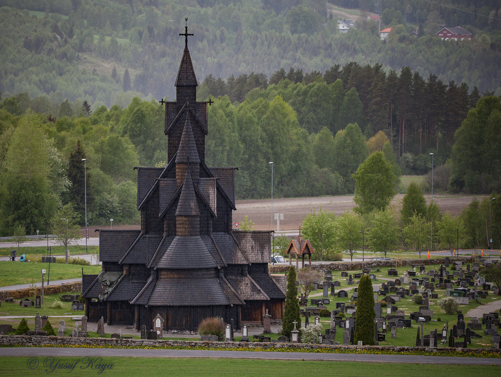 150-600mm F5-6.3 DG OS HSM | Contemporary 015 sample photo. Heddal stave church in notodden,norway photography