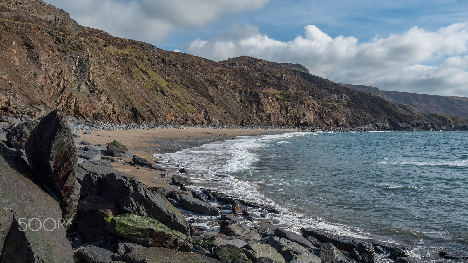 Panasonic Lumix DMC-GH4 sample photo. Beach in cornwall, england photography