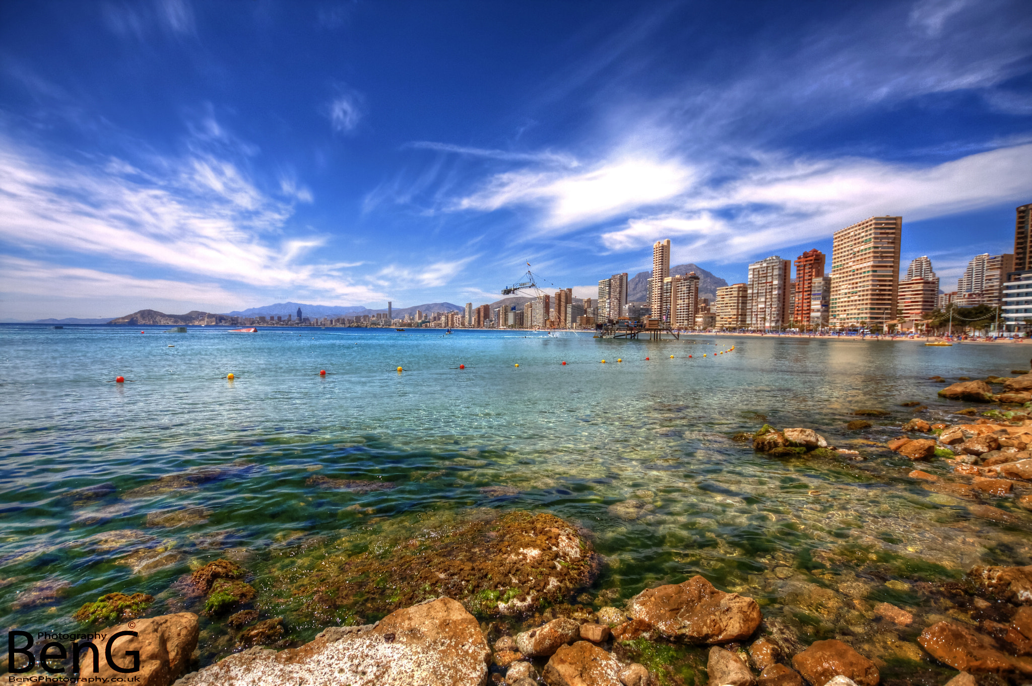 Sigma 10-20mm F3.5 EX DC HSM sample photo. Levante beach, benidorm  photography