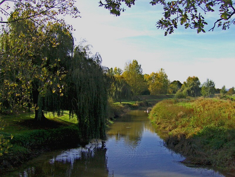 HP PHOTOSMART R927  (V01.00) sample photo. The river adur at henfield photography