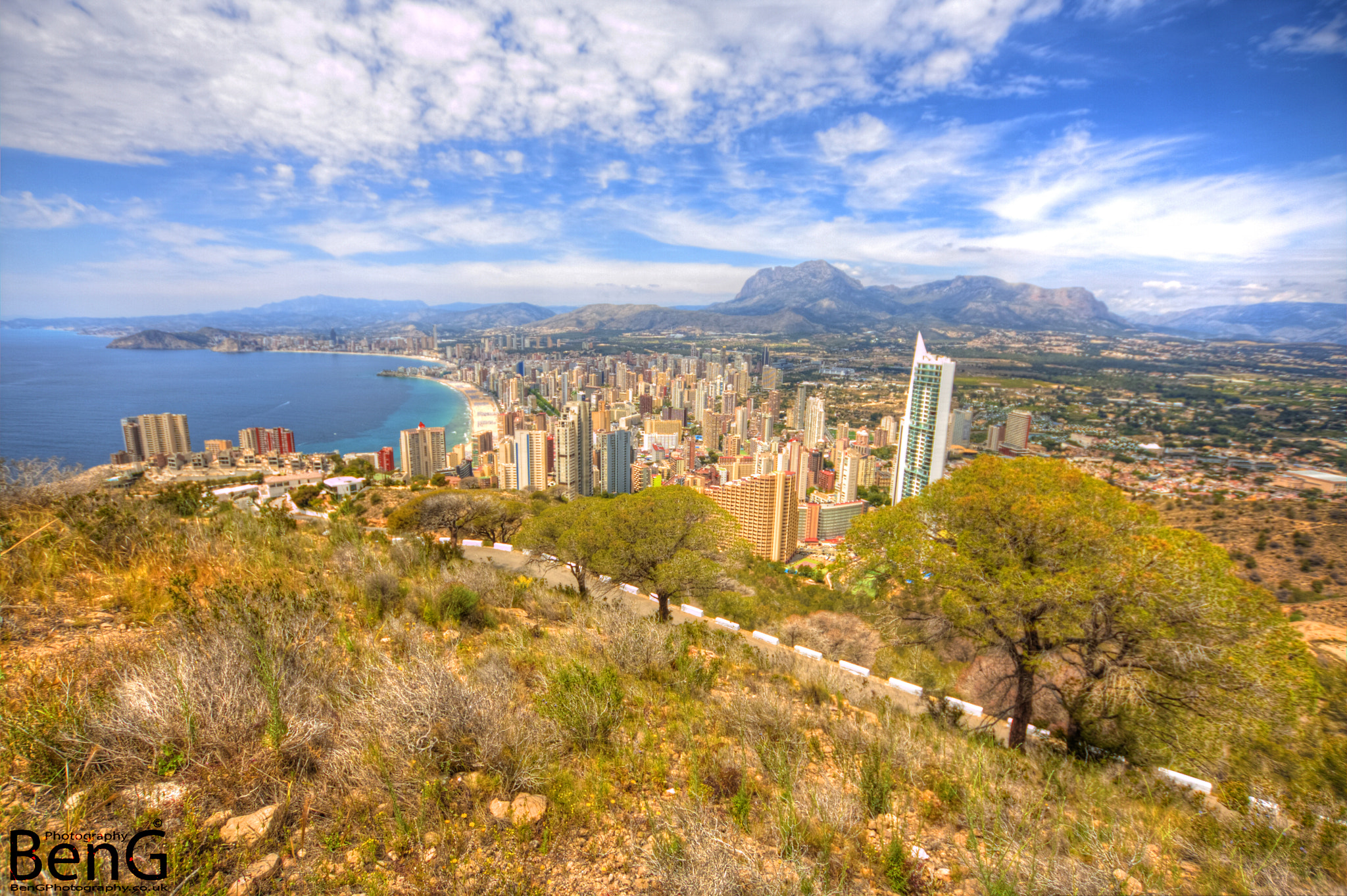 Sigma 10-20mm F3.5 EX DC HSM sample photo. Above benidorm... photography
