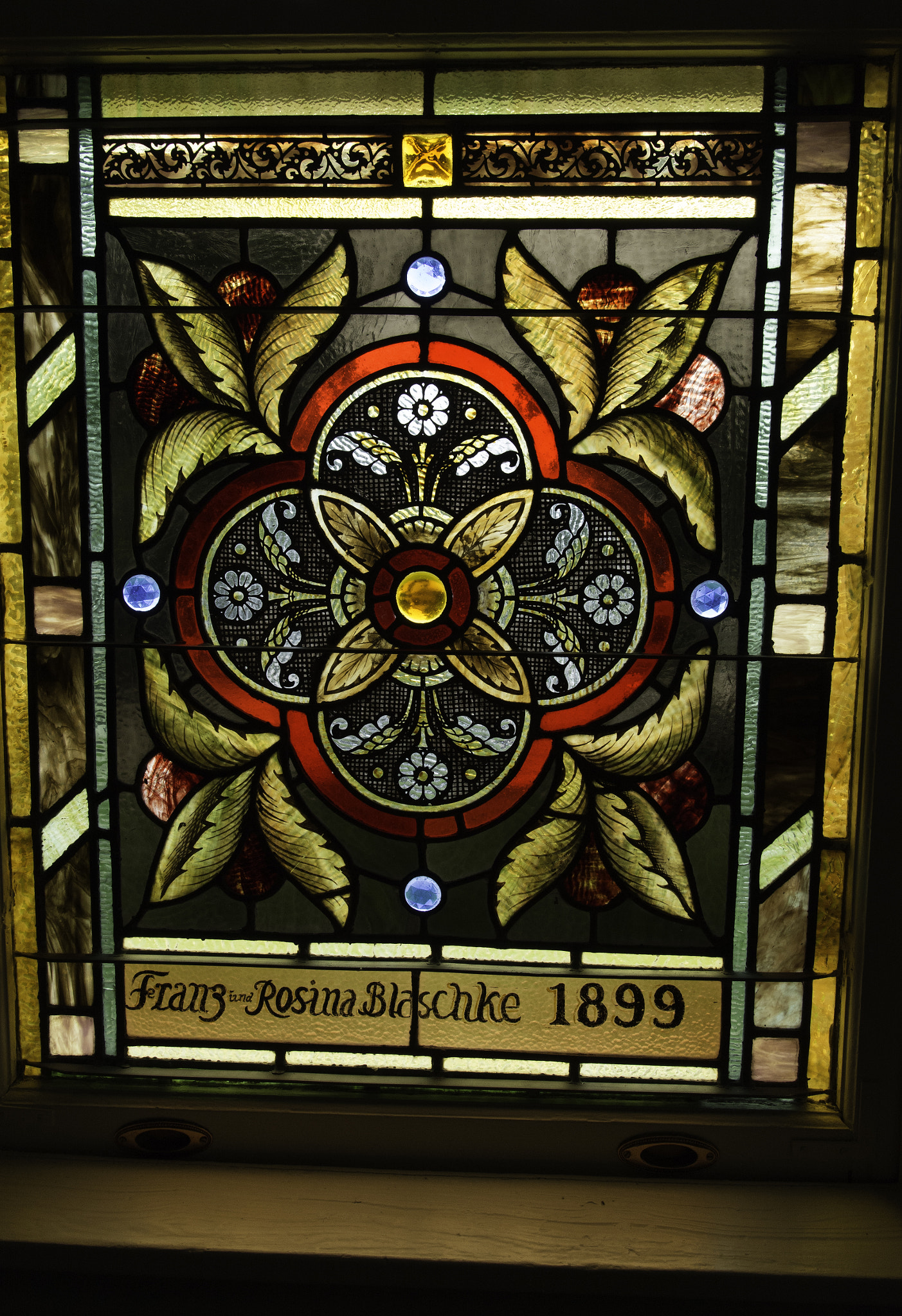 Nikon D4 sample photo. Stained glass, german immigrants photography