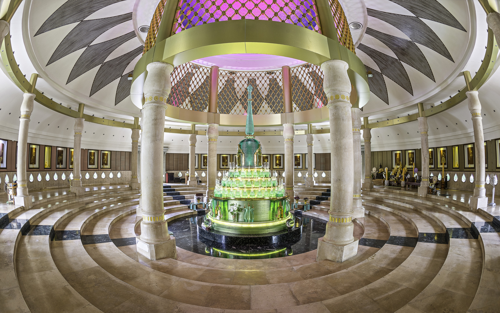 Nikon D800 + Nikon AF Fisheye-Nikkor 16mm F2.8D sample photo. Inside phra that thamma rattana chedi, chiang mai, thailand photography