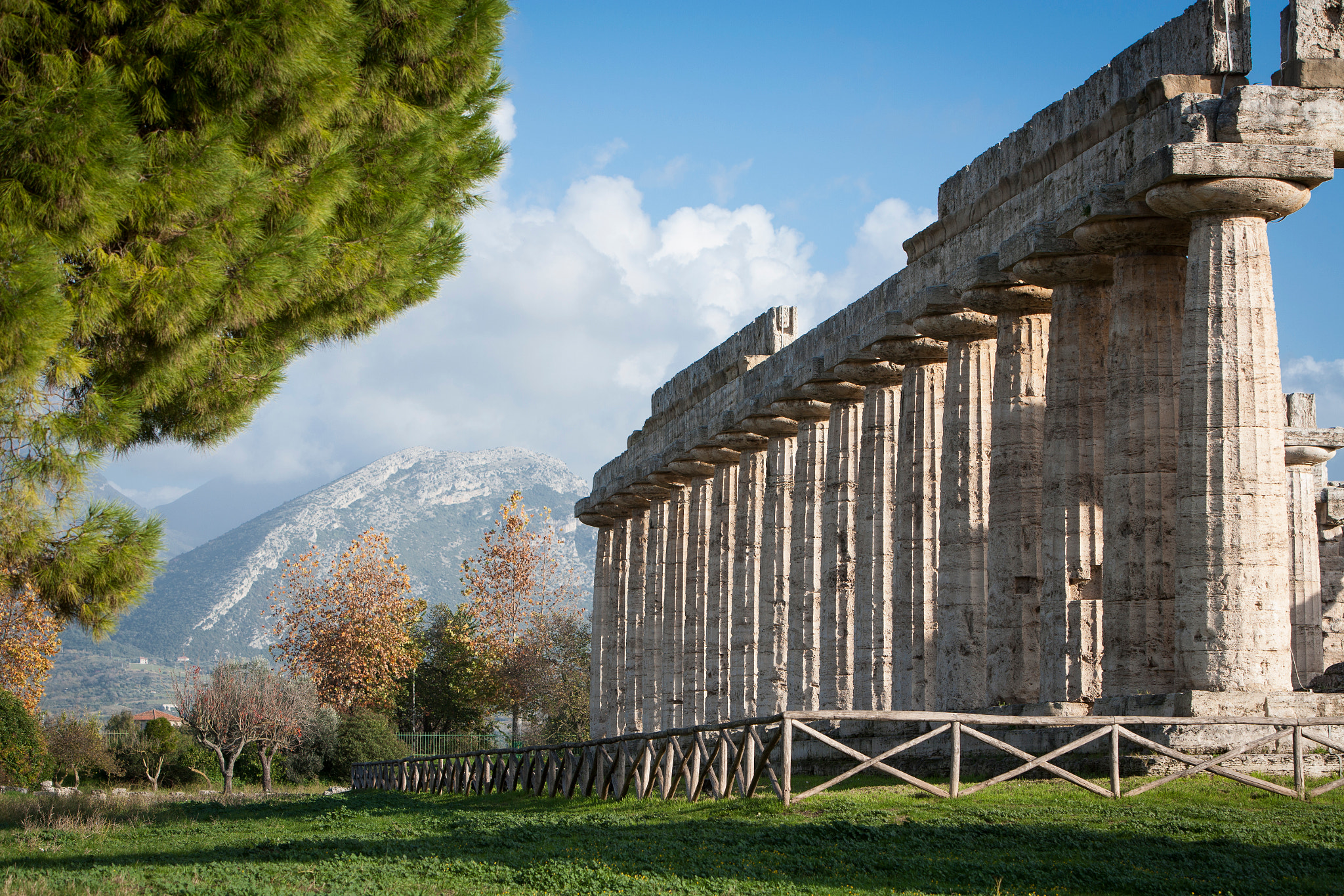 Canon EF 70-200mm F2.8L IS USM sample photo. Temple of neptune - paestum photography