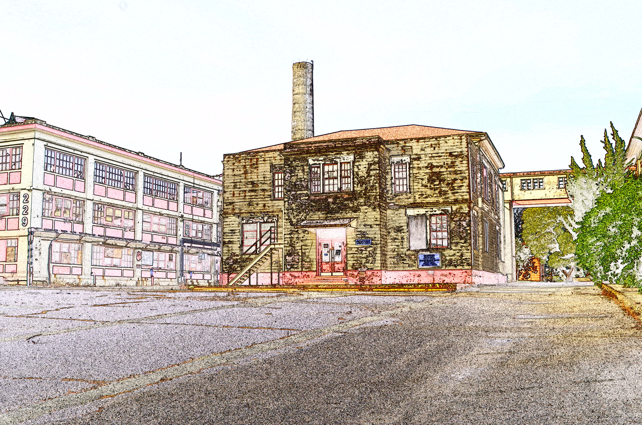 Pentax K-30 + A Series Lens sample photo. Old post office, mare island naval shipyard photography