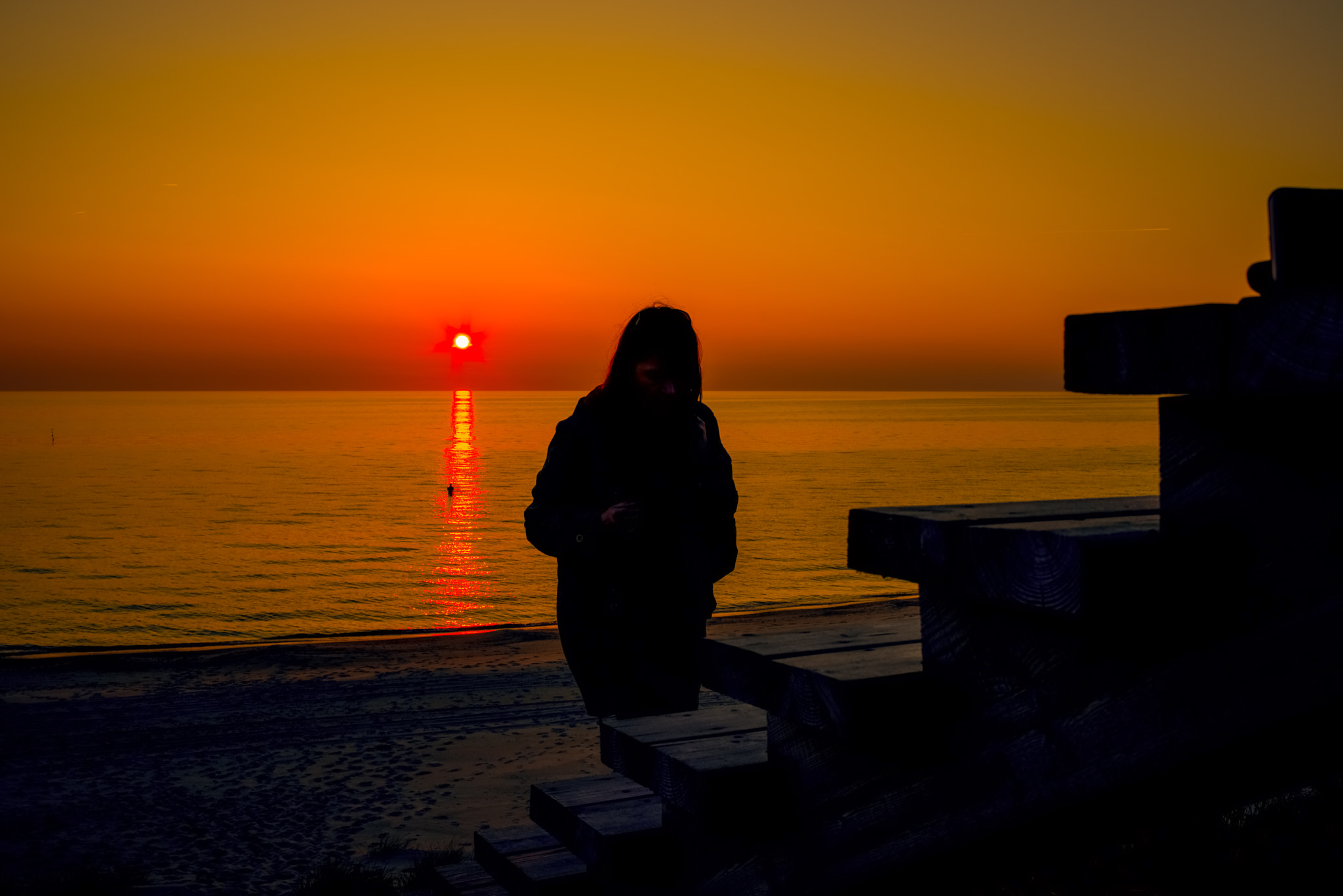 Pentax K-1 + Pentax smc DA 35mm F2.4 AL sample photo. Baltic sea, lithuania, sunset photography