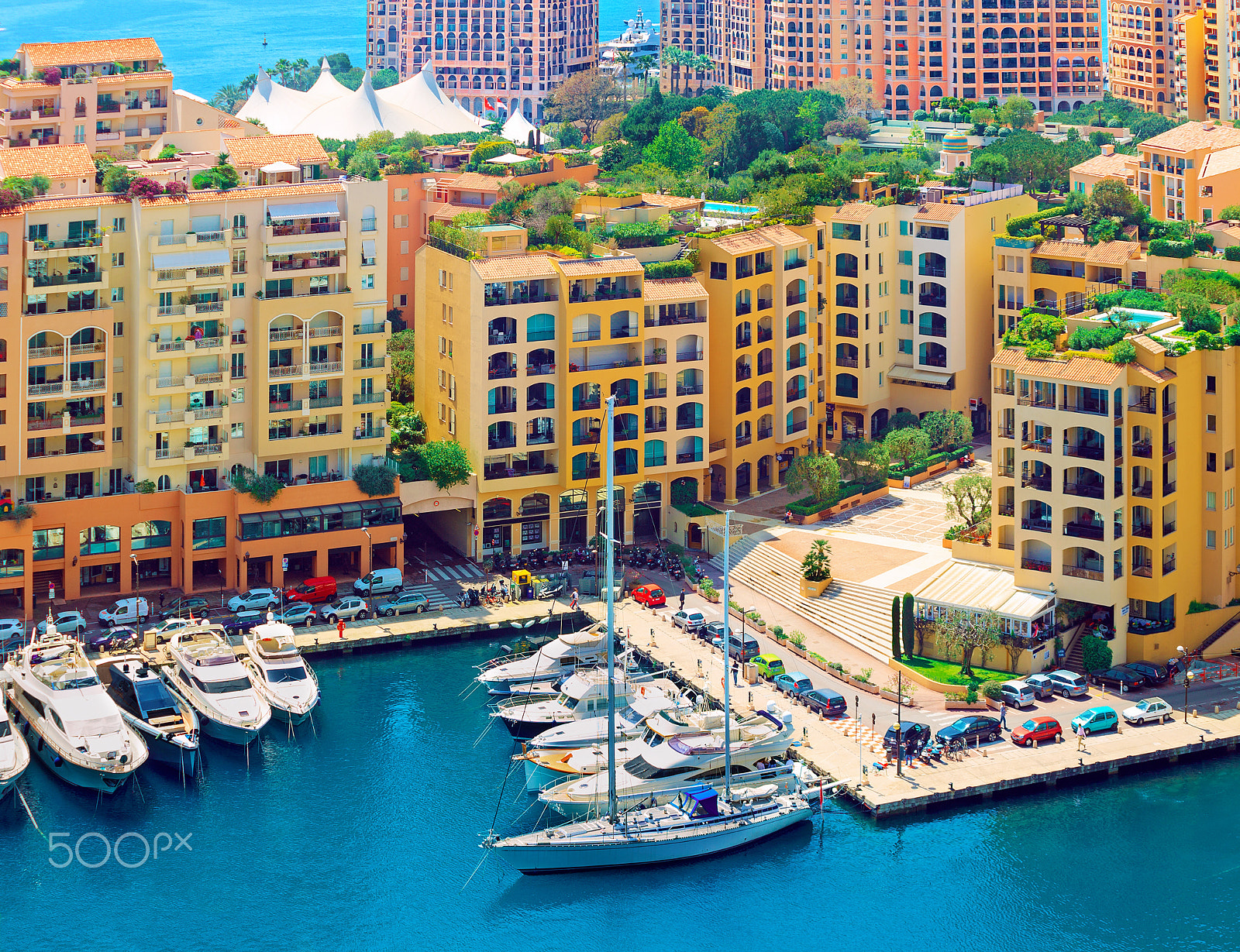 Canon EF 70-210mm f/4 sample photo. Luxury yachts in harbour of monaco, cote d'azur photography