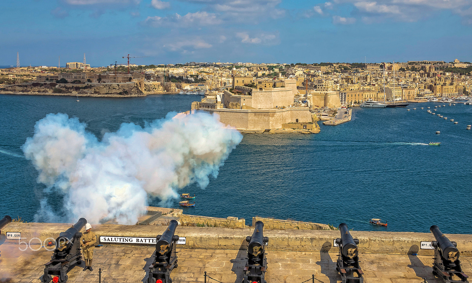 Sigma 17-50mm F2.8 EX DC HSM sample photo. Malta - saluting battery photography