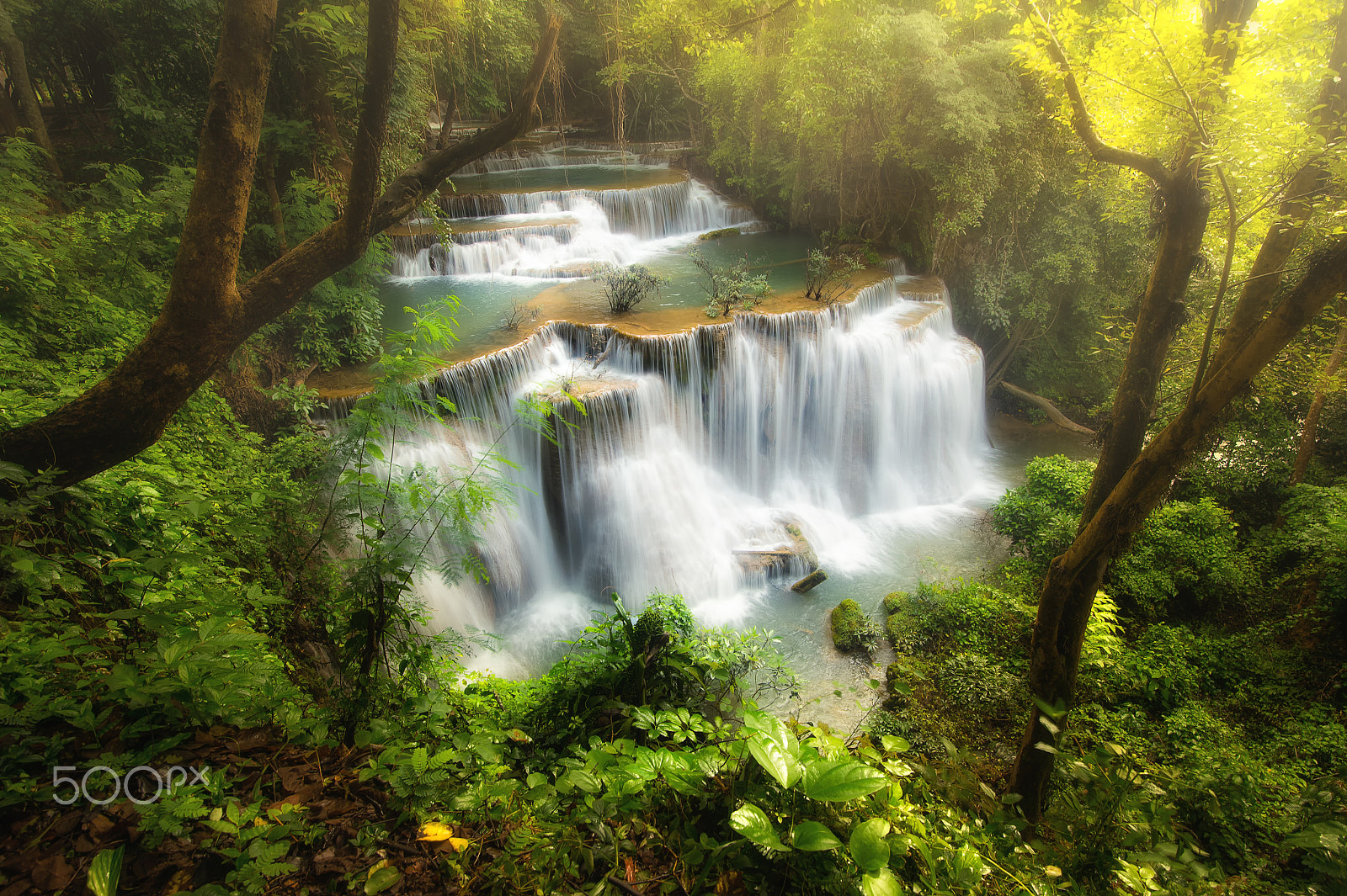 Nikon Df sample photo. Forest waterfall. photography
