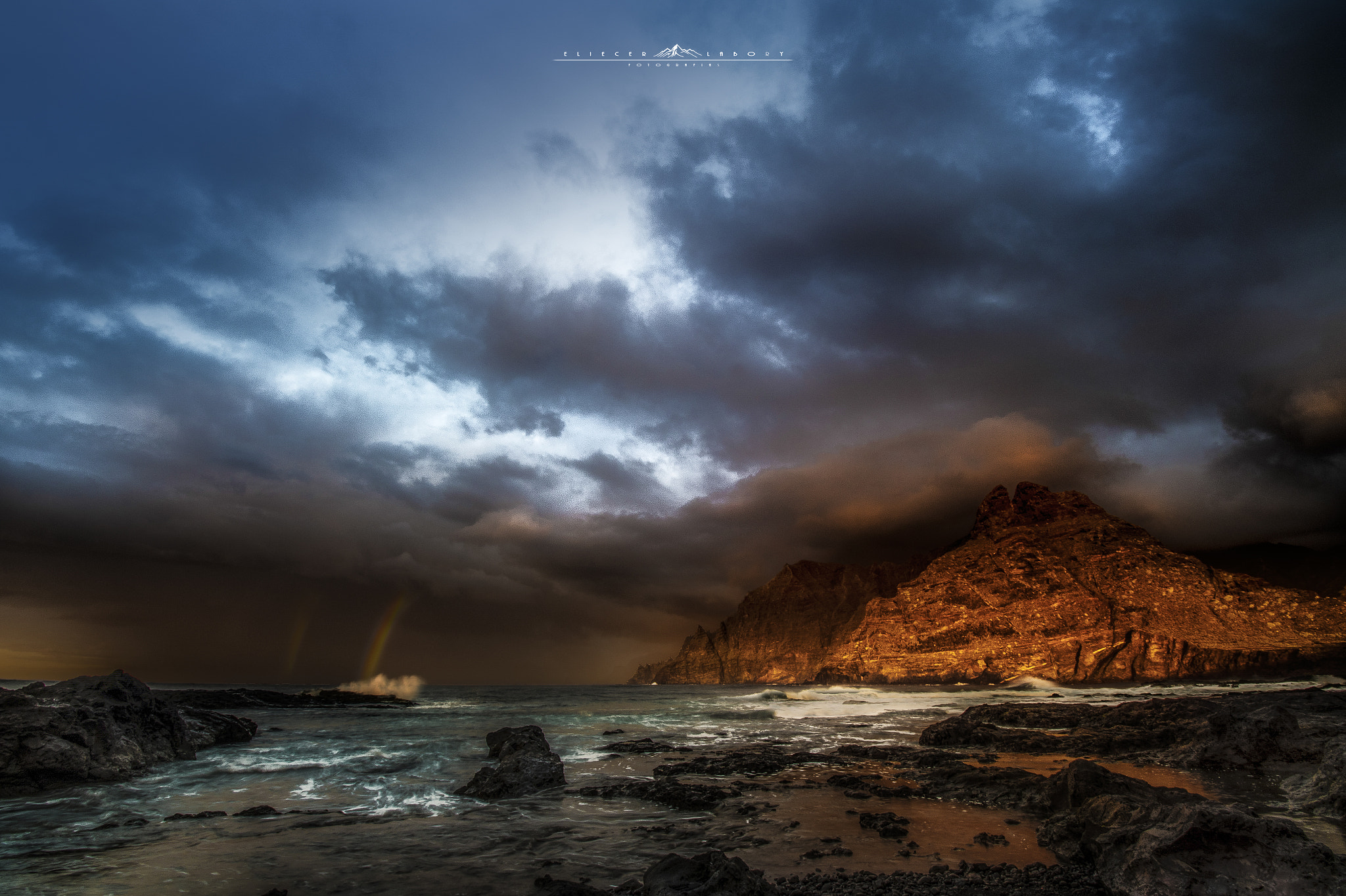 Canon EF-S 10-18mm F4.5–5.6 IS STM sample photo. Rains on los hermanos .tenerife. photography
