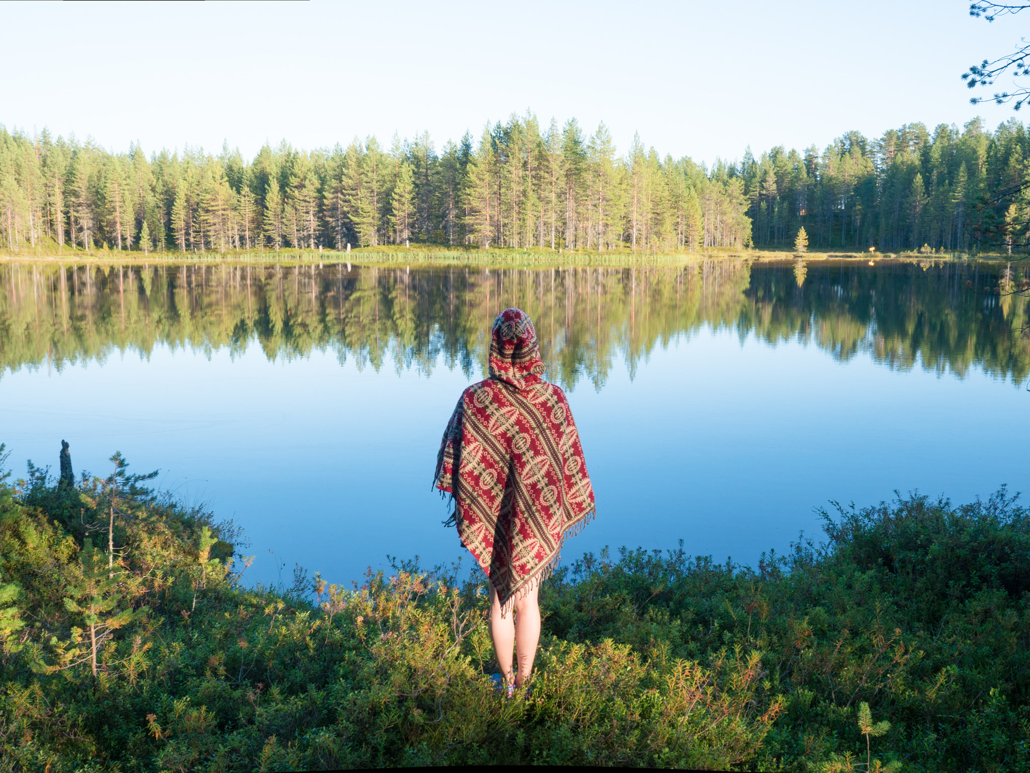 Panasonic Lumix DMC-GH4 + Olympus M.Zuiko Digital 17mm F1.8 sample photo. Serenity in lapland photography