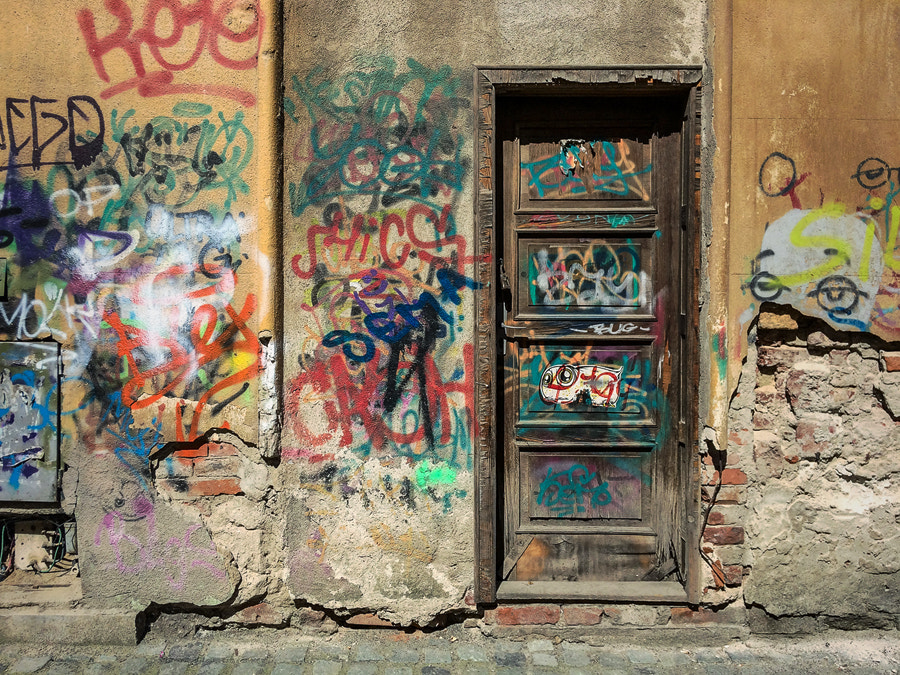 Jag.gr 645 PRO Mk III for Apple iPhone 5s sample photo. Door to nowhere... photography