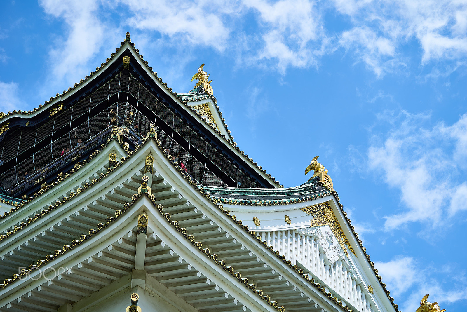 Sony a7S + Sony FE 90mm F2.8 Macro G OSS sample photo. Osaka castle photography