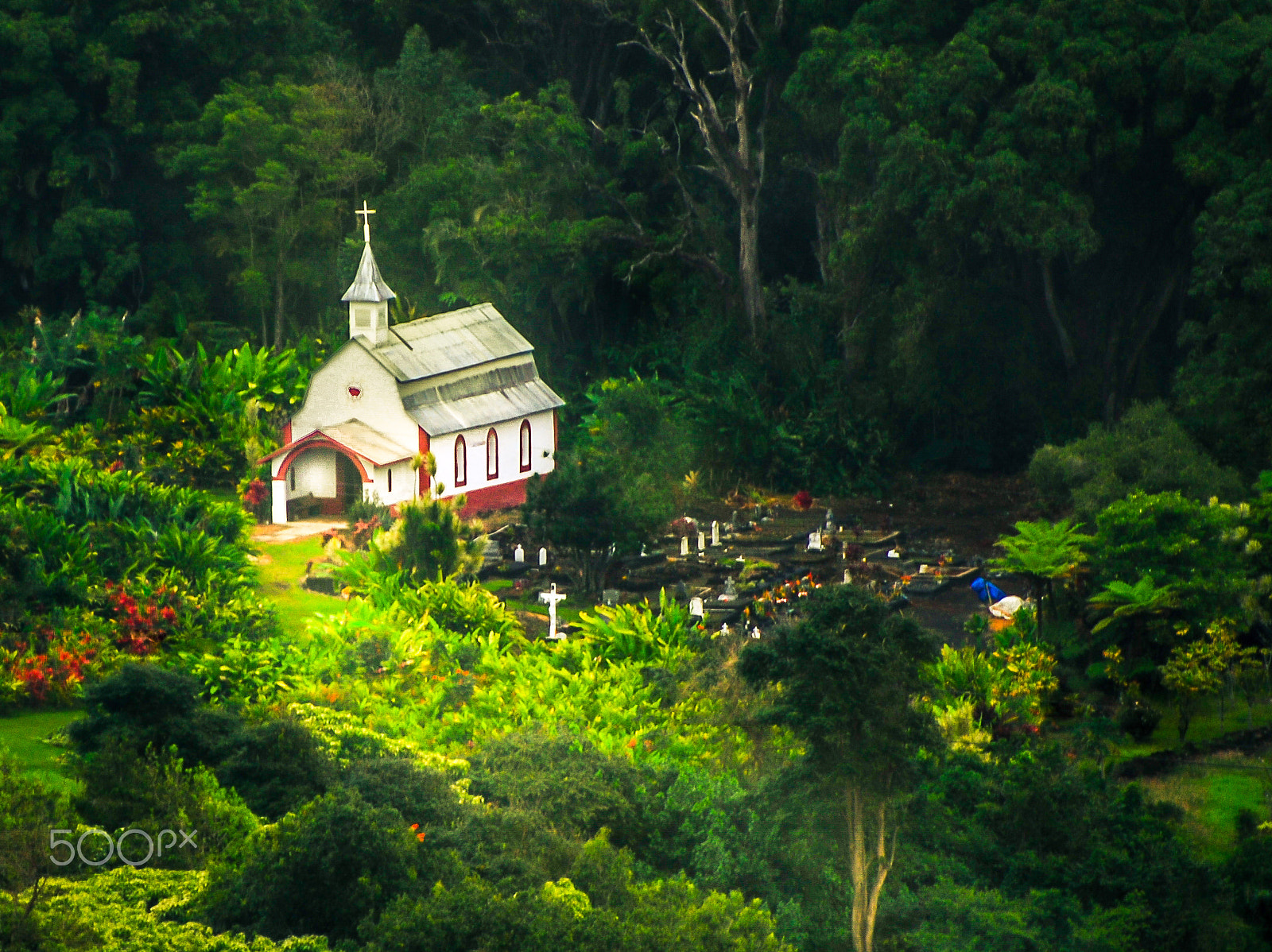 Nikon D40X sample photo. Church in paradise photography