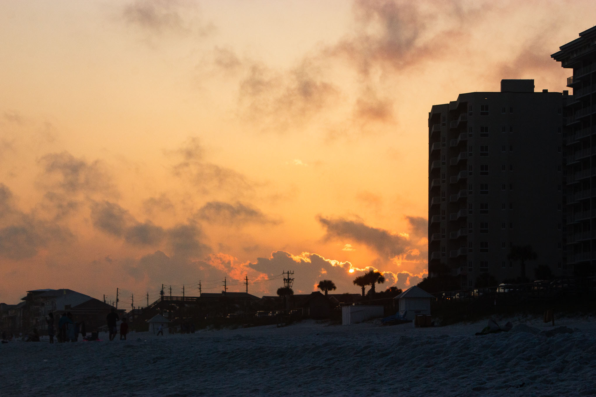 Canon EF 35-80mm f/4-5.6 sample photo. Sunset over the beach photography