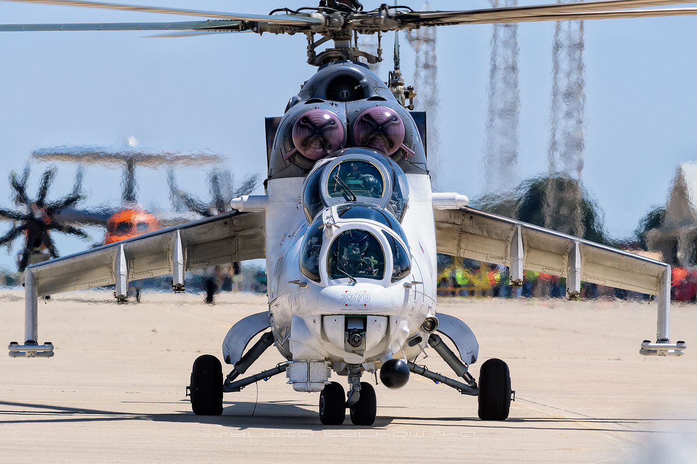 Nikon D90 + Nikon AF-S Nikkor 300mm F4D ED-IF sample photo. Mil mi-35 czech air force - nato tiger meet 2016 photography