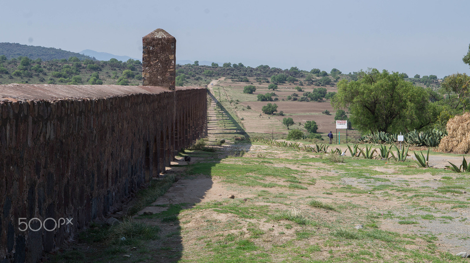 Sony Alpha a3500 sample photo. Aqueduct of padre tembleque photography