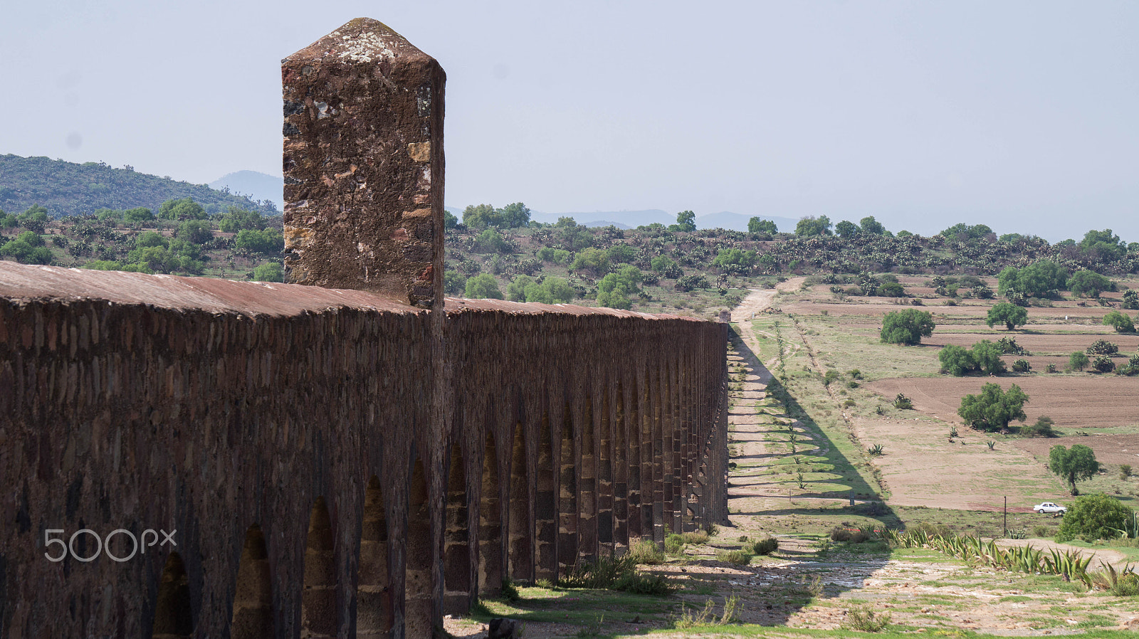Sony Alpha a3500 sample photo. Aqueduct of padre tembleque photography