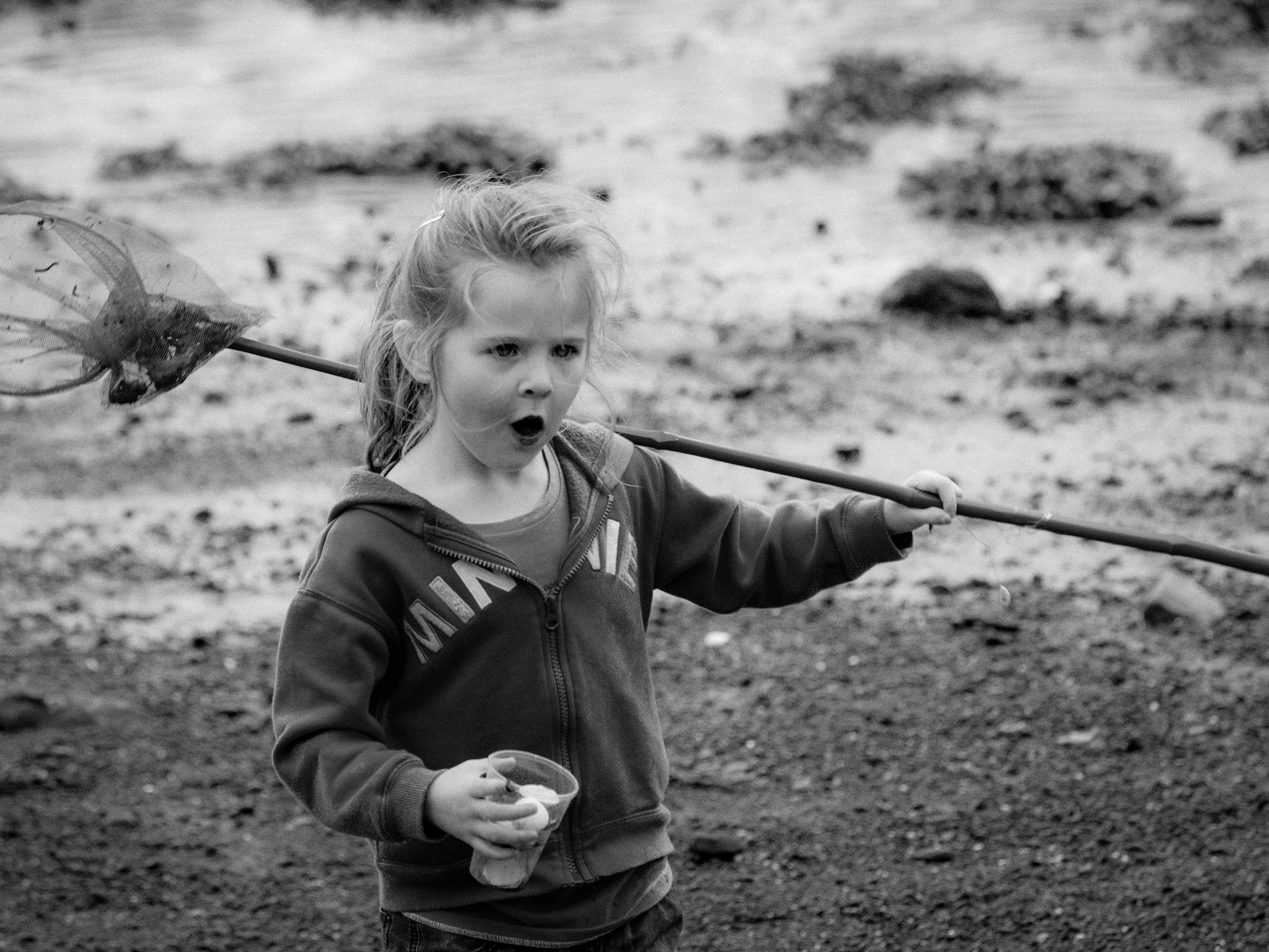 Olympus E-30 sample photo. Joven pescadora/ young fisher girl photography