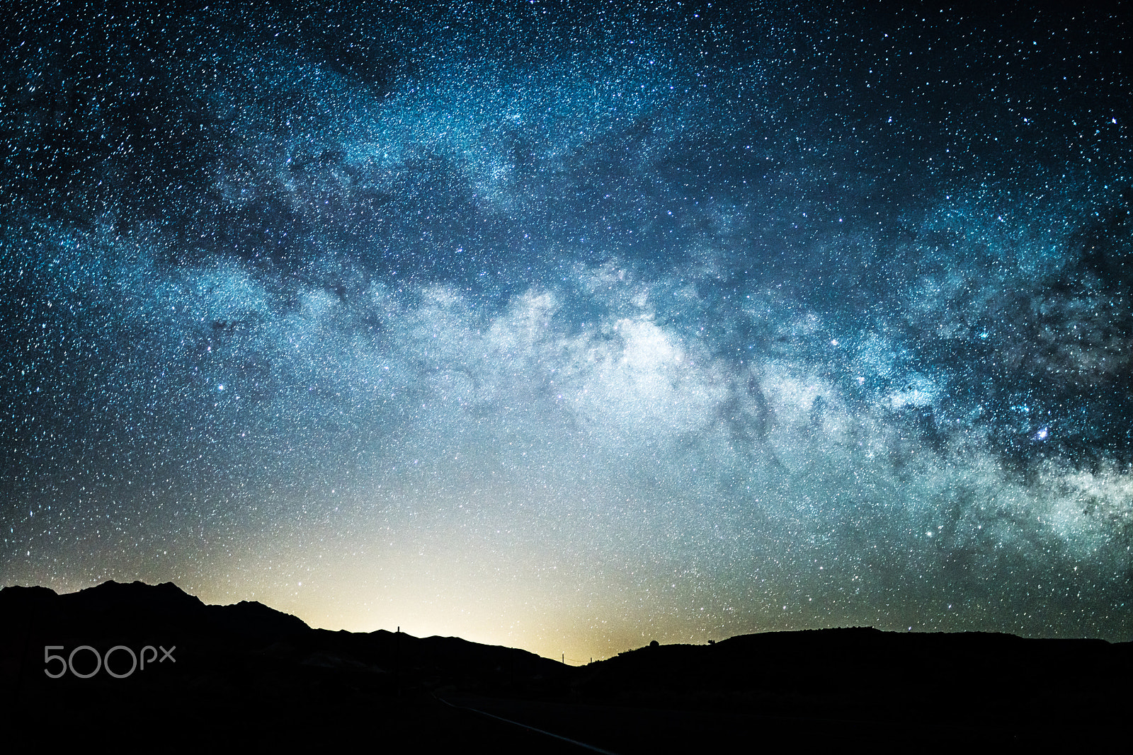 Sony a7R II + Sigma 35mm F1.4 DG HSM Art sample photo. Milky way as seen from death valley at night photography