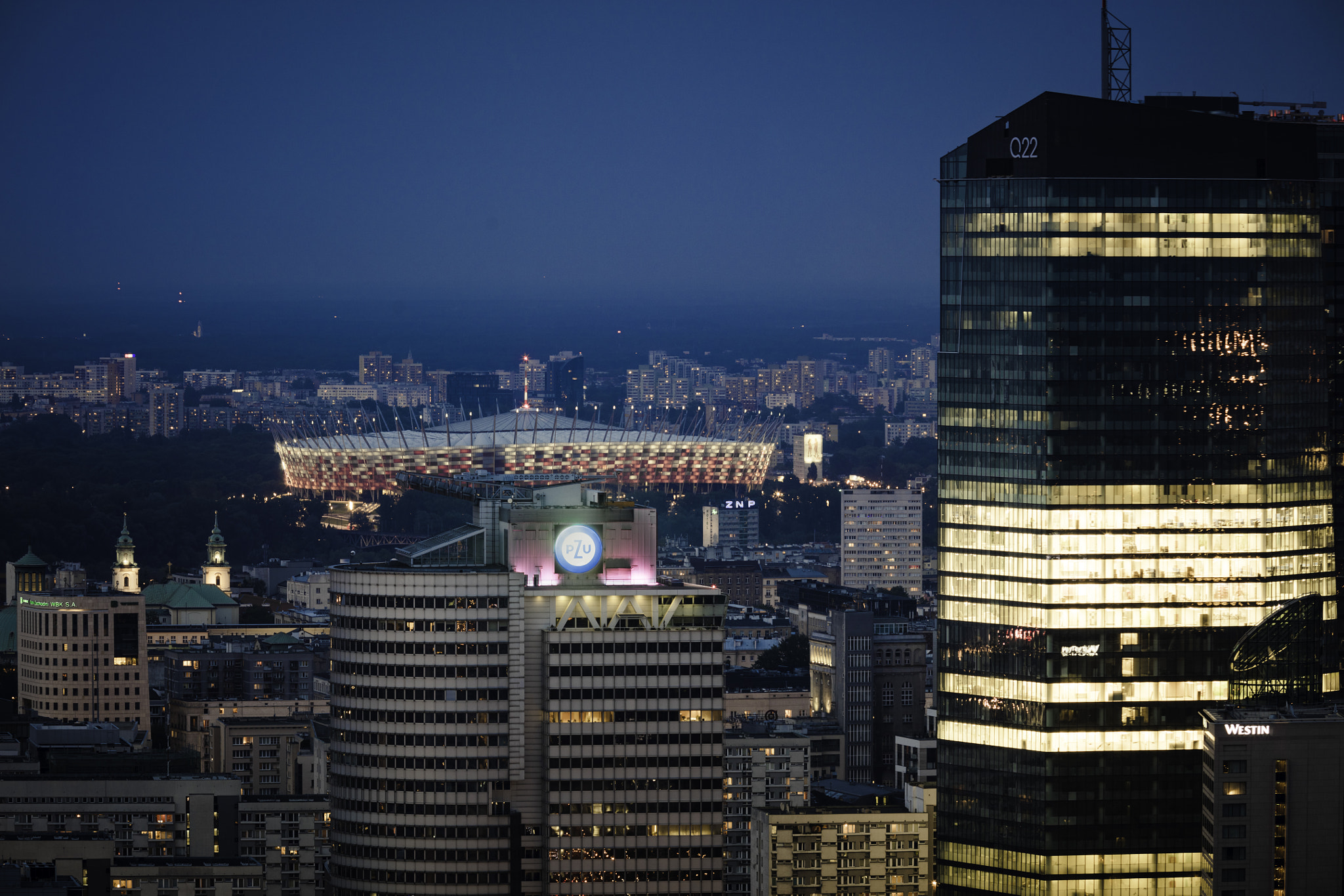 Canon EF 135mm F2L USM sample photo. National stadium in warsaw, poland photography
