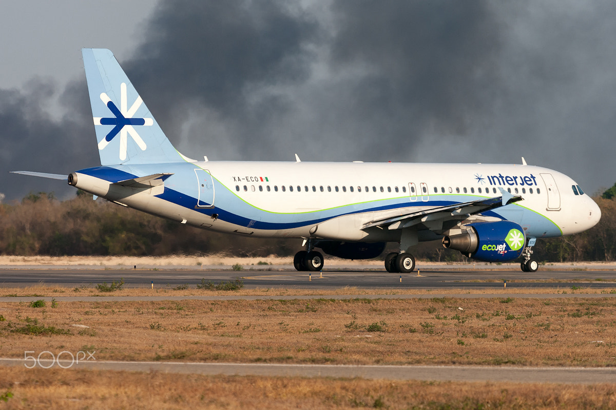 Canon EOS-1D Mark III sample photo. Interjet airbus a320-200 xa-eco mmmd 08may16 photography