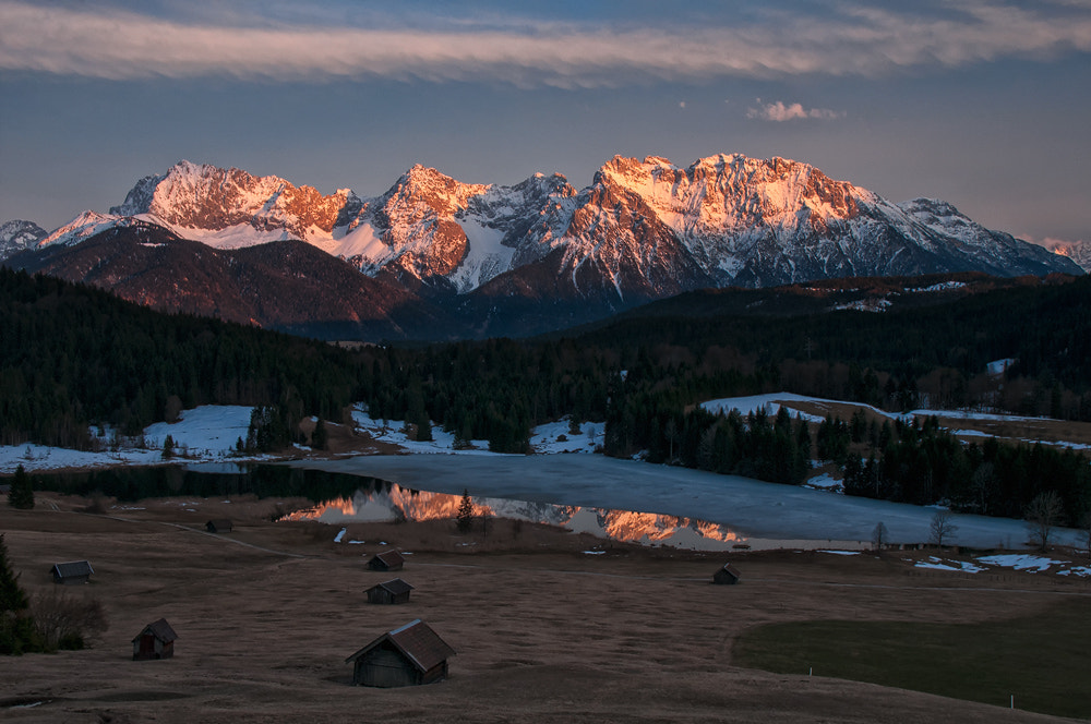 Nikon D300S sample photo. The geroldsee slowly thaws photography