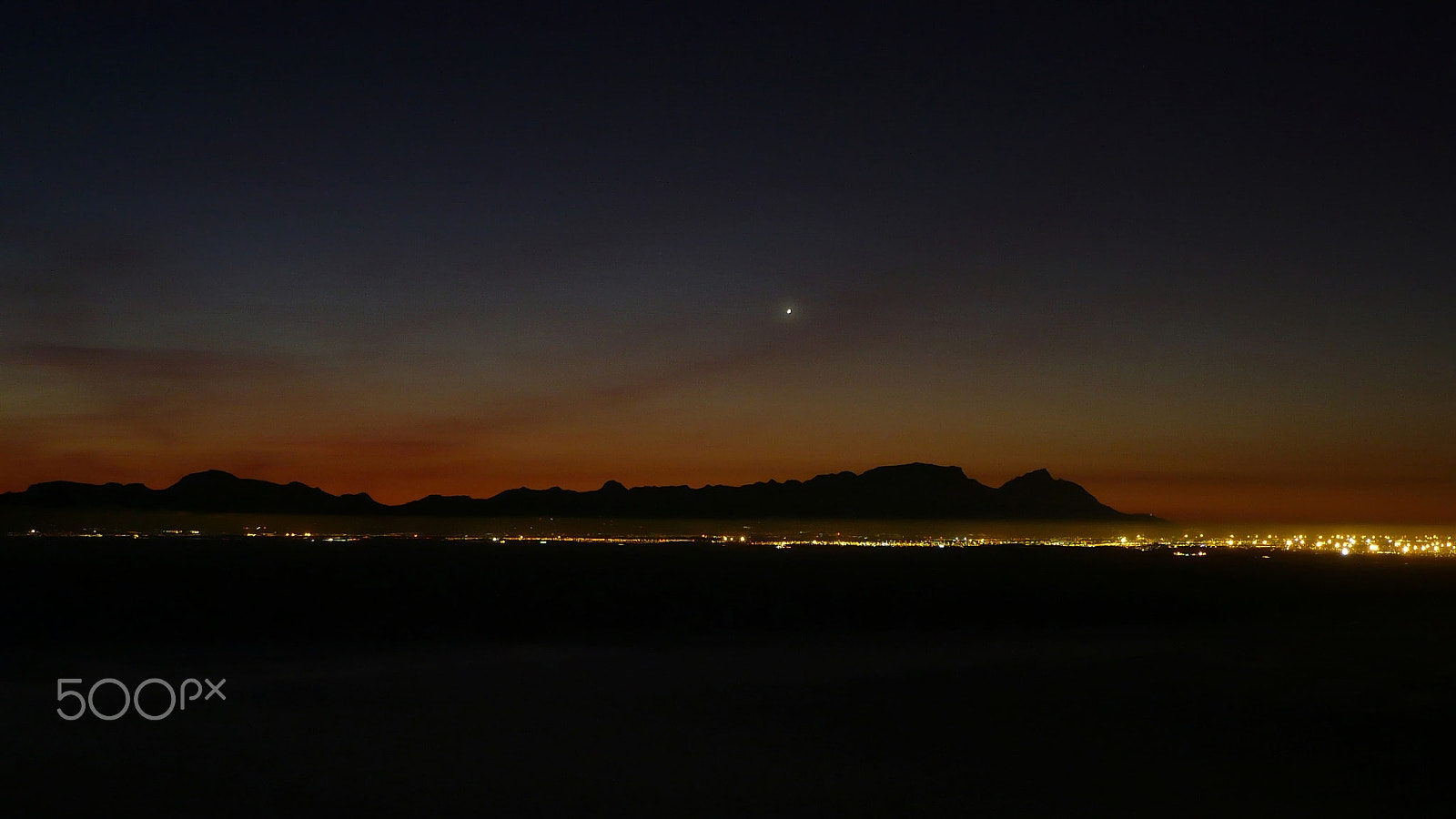 Panasonic DMC-LS60 sample photo. Cape town at night photography