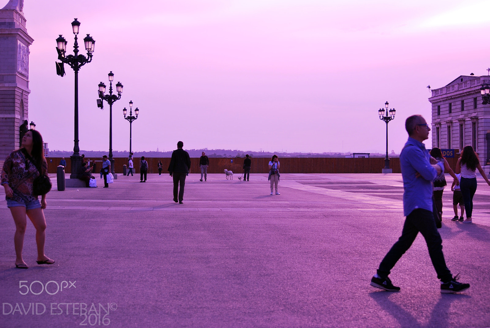 Nikon D60 sample photo. Walking square photography