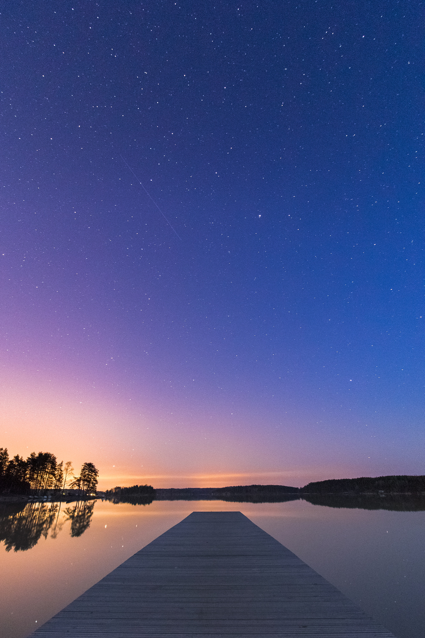 Canon EF-S 10-18mm F4.5–5.6 IS STM sample photo. Night at the lake photography