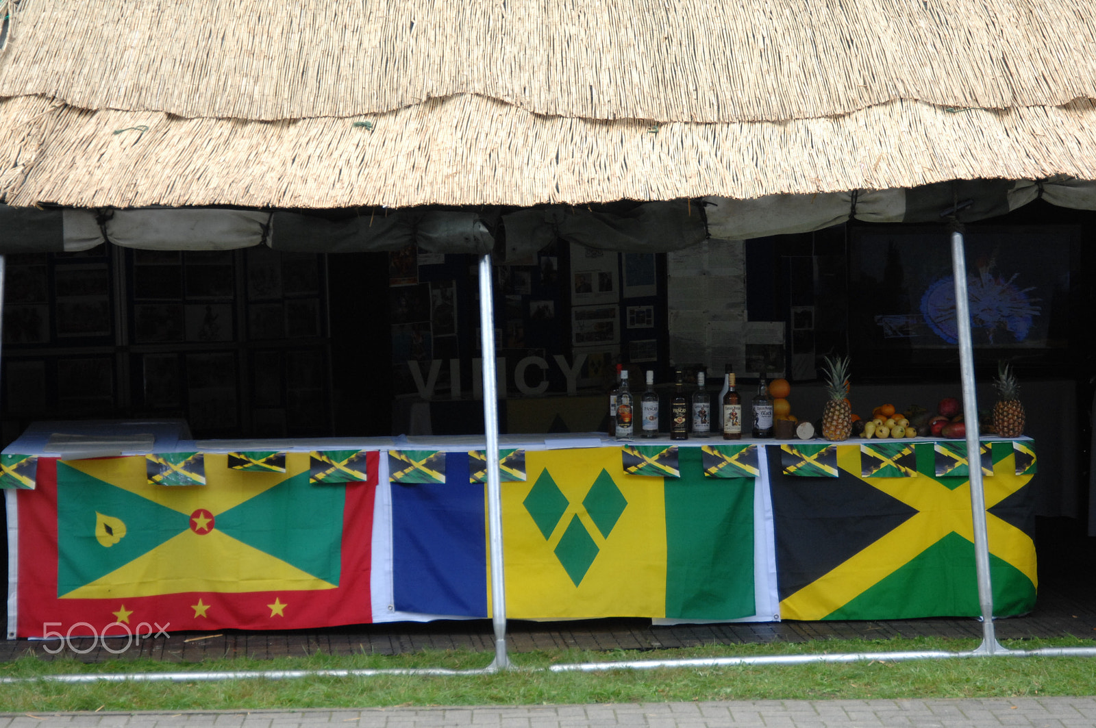 Nikon D2X sample photo. Caribbean tent 02 photography