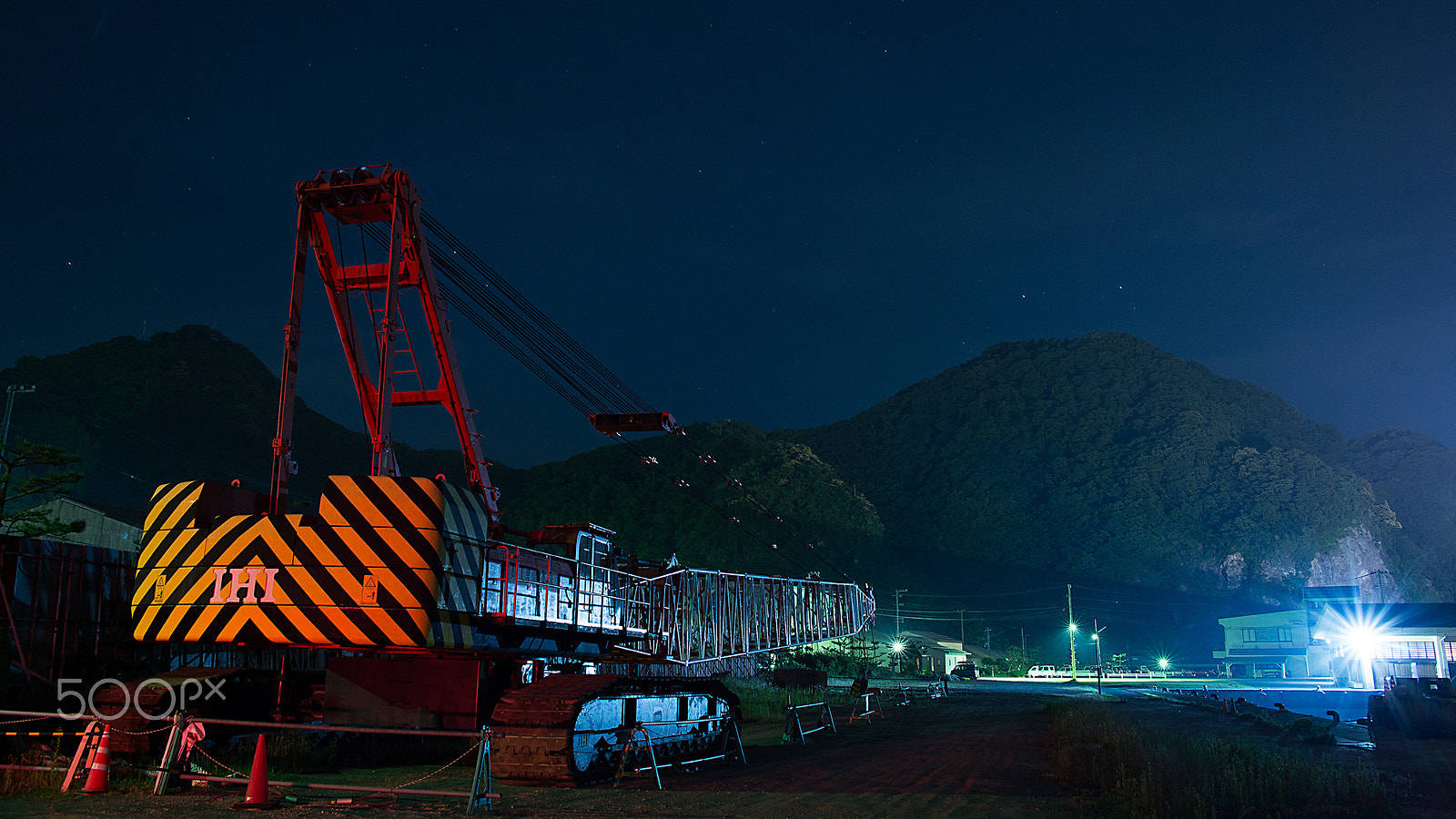 Nikon Df sample photo. Night of fishing port photography