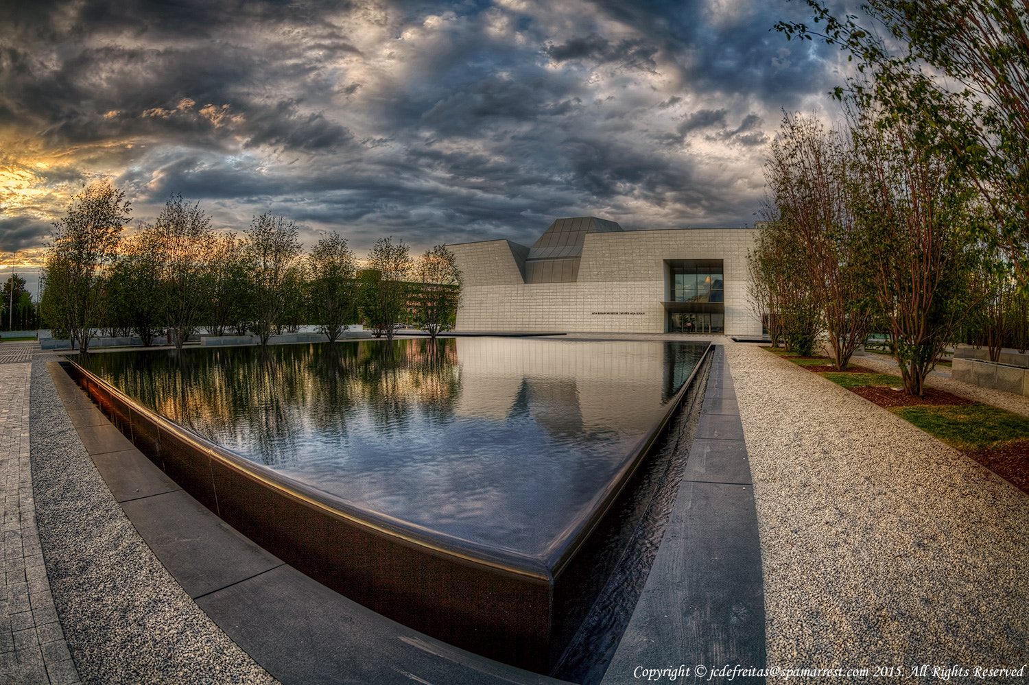 Canon EF 8-15mm F4L Fisheye USM sample photo. Toronto aga khan museum photography