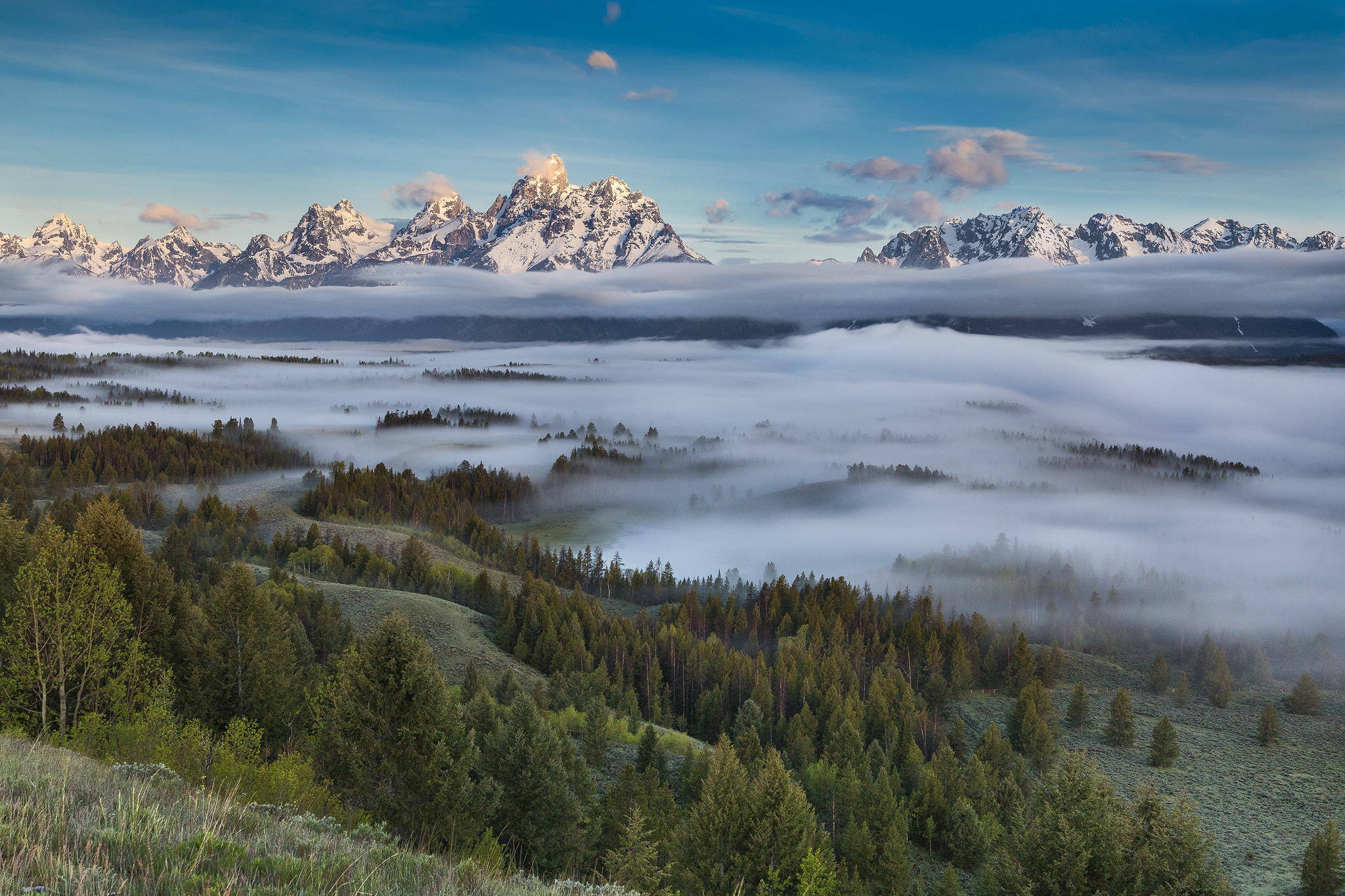 Canon EF 16-35mm F2.8L USM sample photo. Peaking thru the fog photography