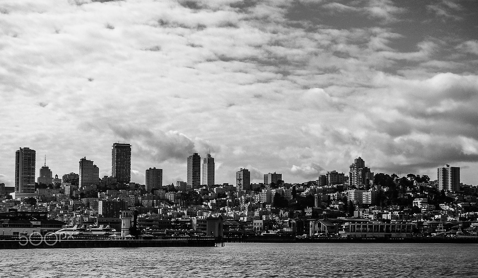 Nikon S1 sample photo. Clouds and san fran photography