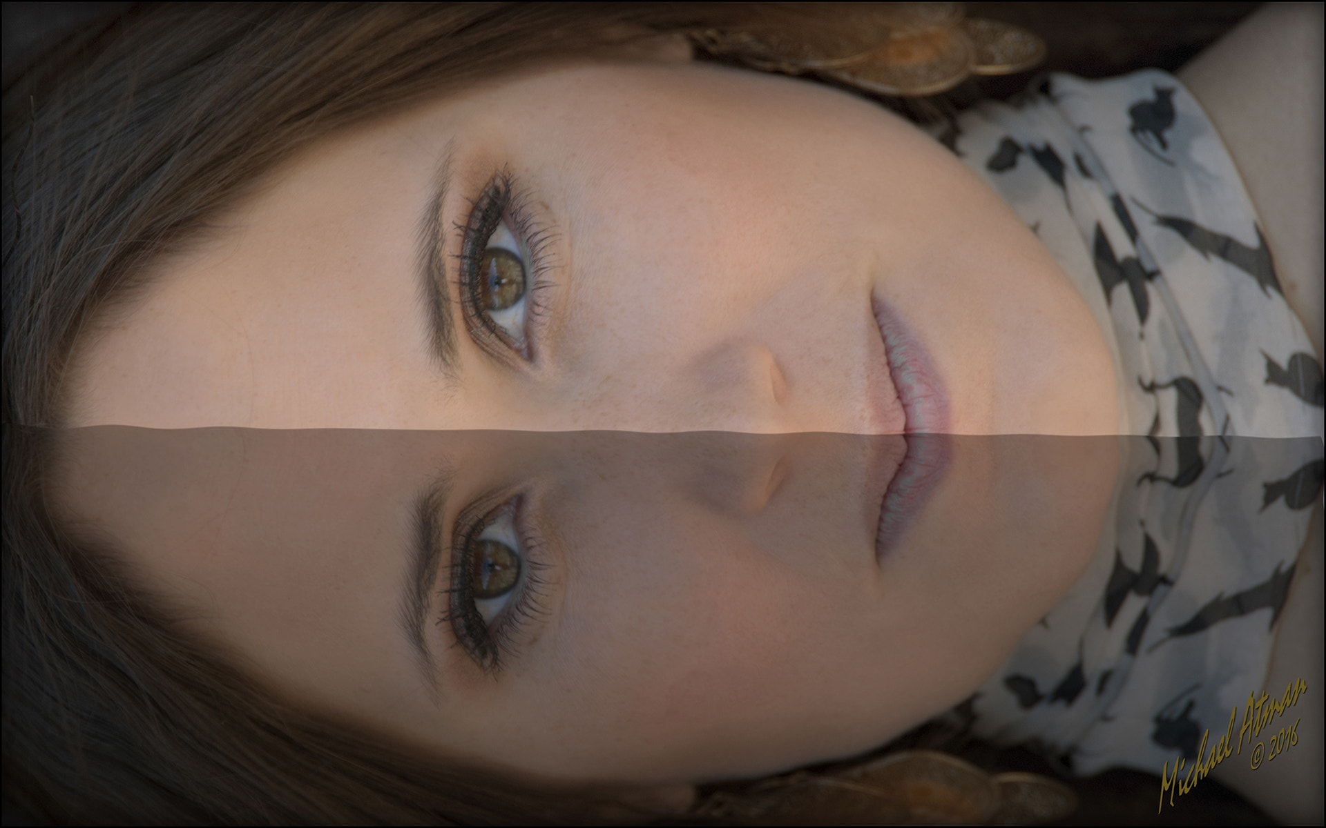 Nikon D200 sample photo. Christina mirrored photography