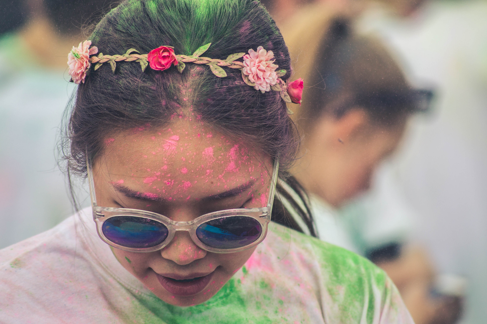 Sony SLT-A58 + Tamron AF 55-200mm F4-5.6 Di II LD Macro sample photo. Color run stockholm photography