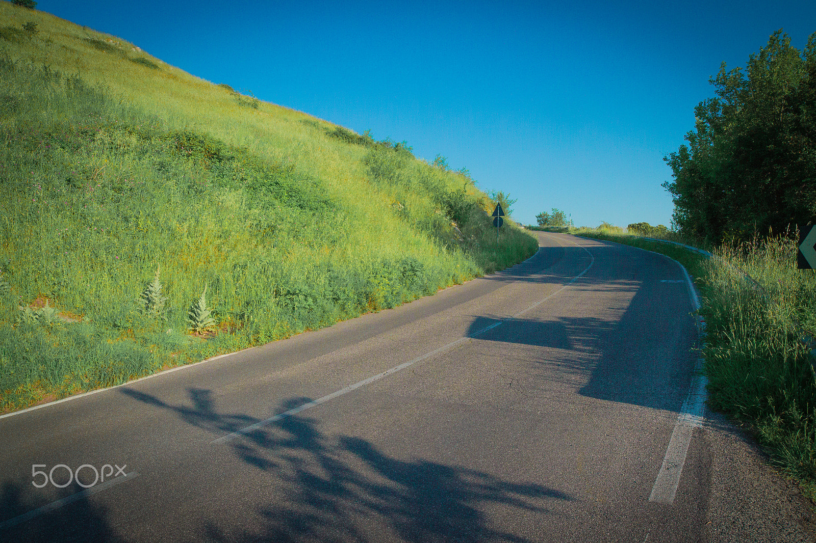 Samyang 14mm F2.8 ED AS IF UMC sample photo. A road for the sky photography