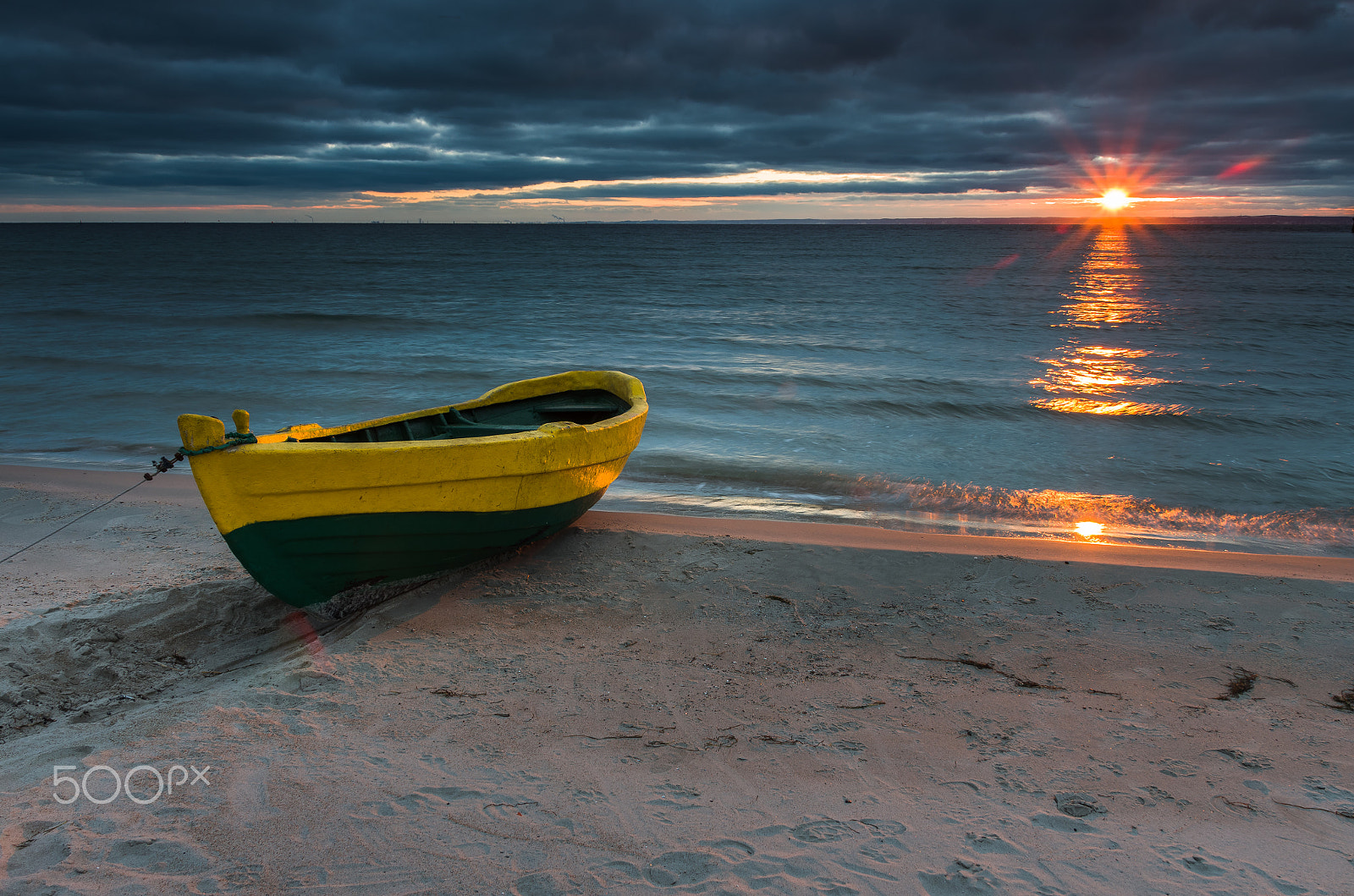 Sigma 17-50mm F2.8 EX DC HSM sample photo. Fishing boat on the beach in hel photography