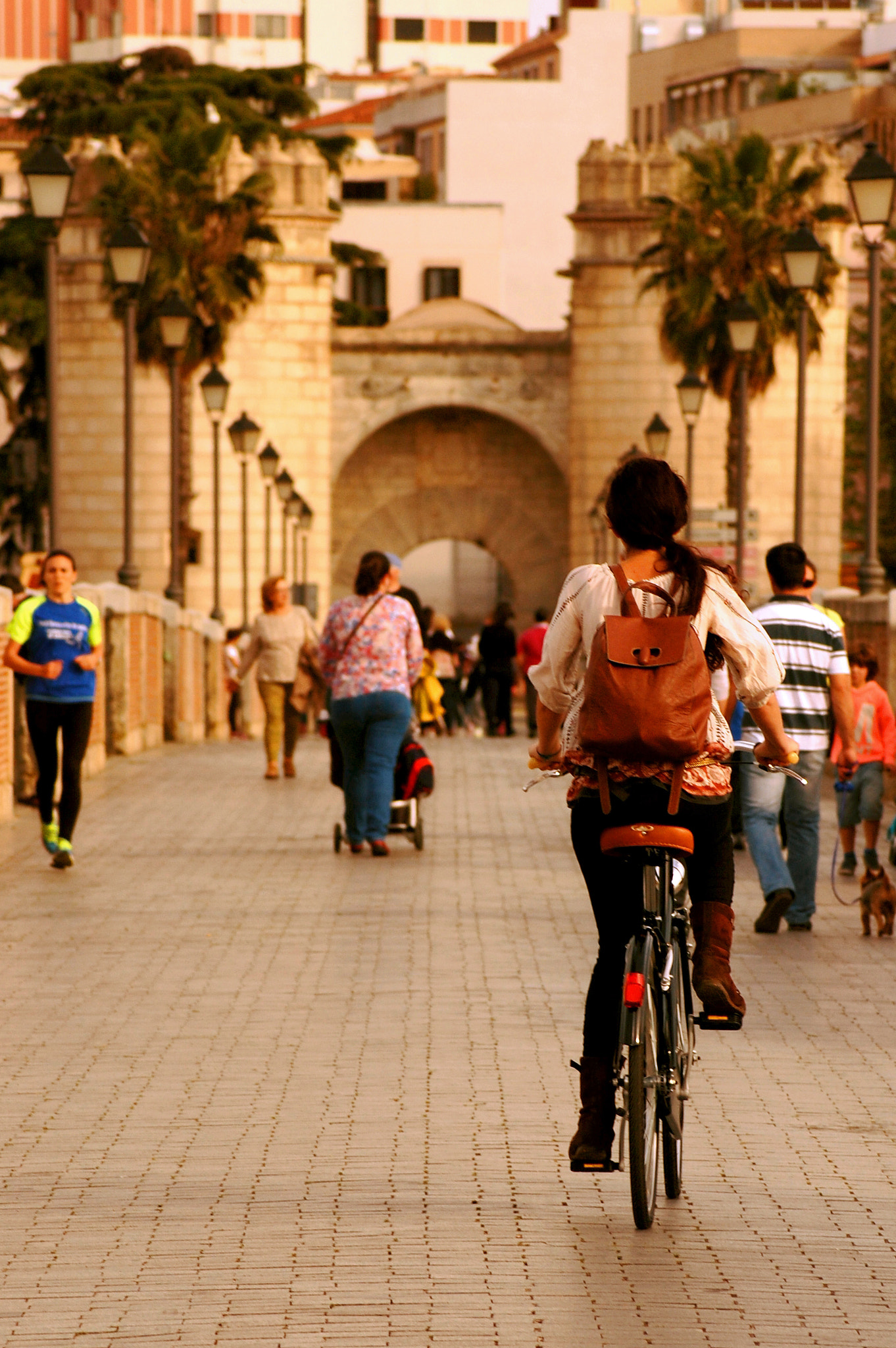 Nikon D40 sample photo. Riding a bike photography