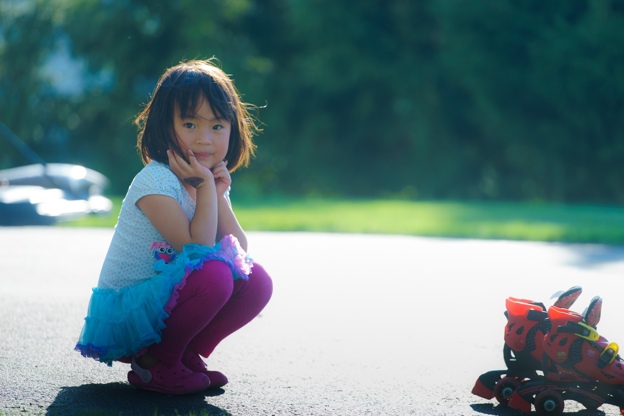 Sony a7 II + Canon EF 70-200mm F4L USM sample photo. My lovely daughter photography