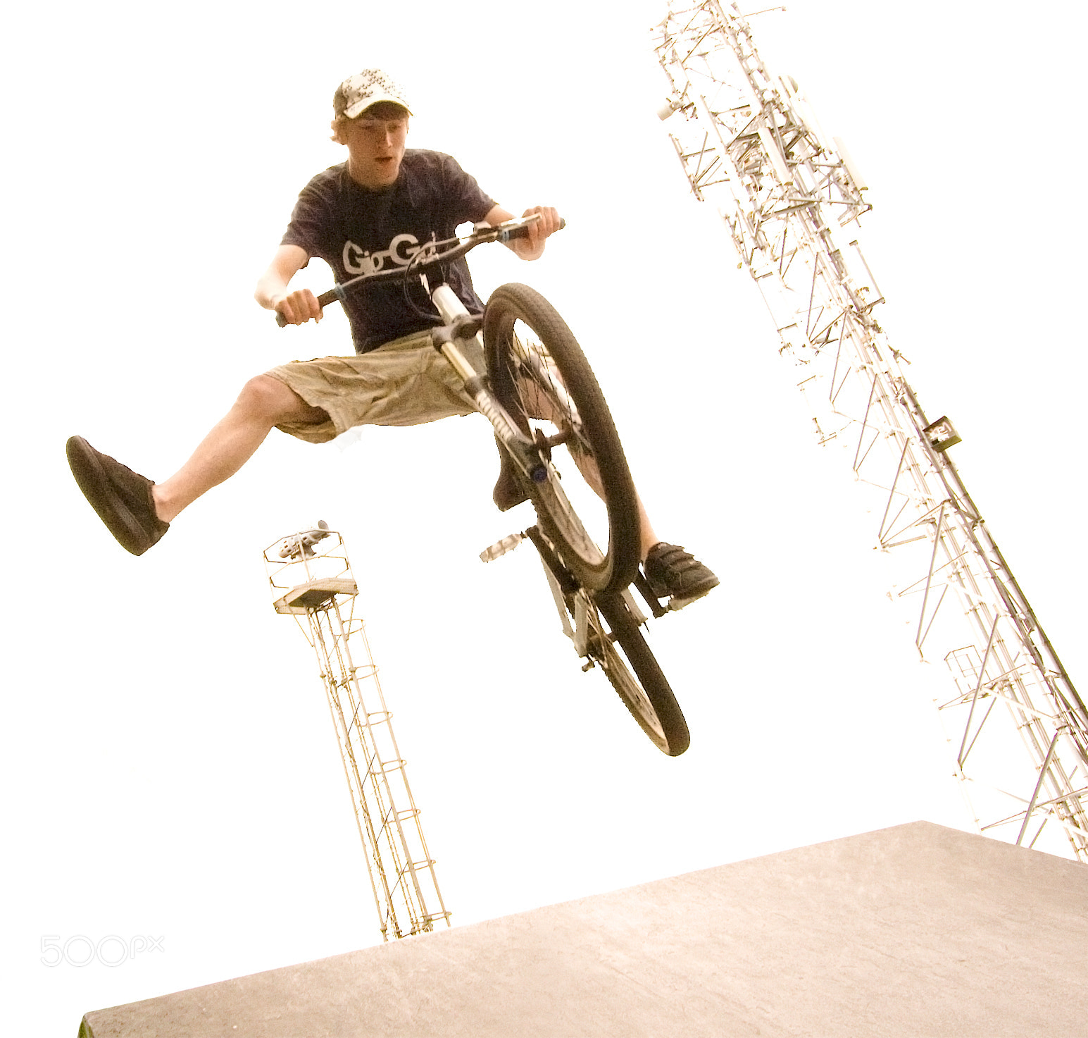 Canon EOS 30D sample photo. Jump bike photography