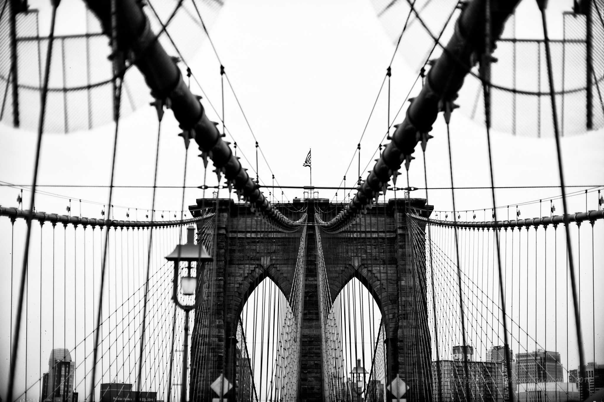 Leica M9 + Leica Noctilux-M 50mm F0.95 ASPH sample photo. Brooklyn bridge photography