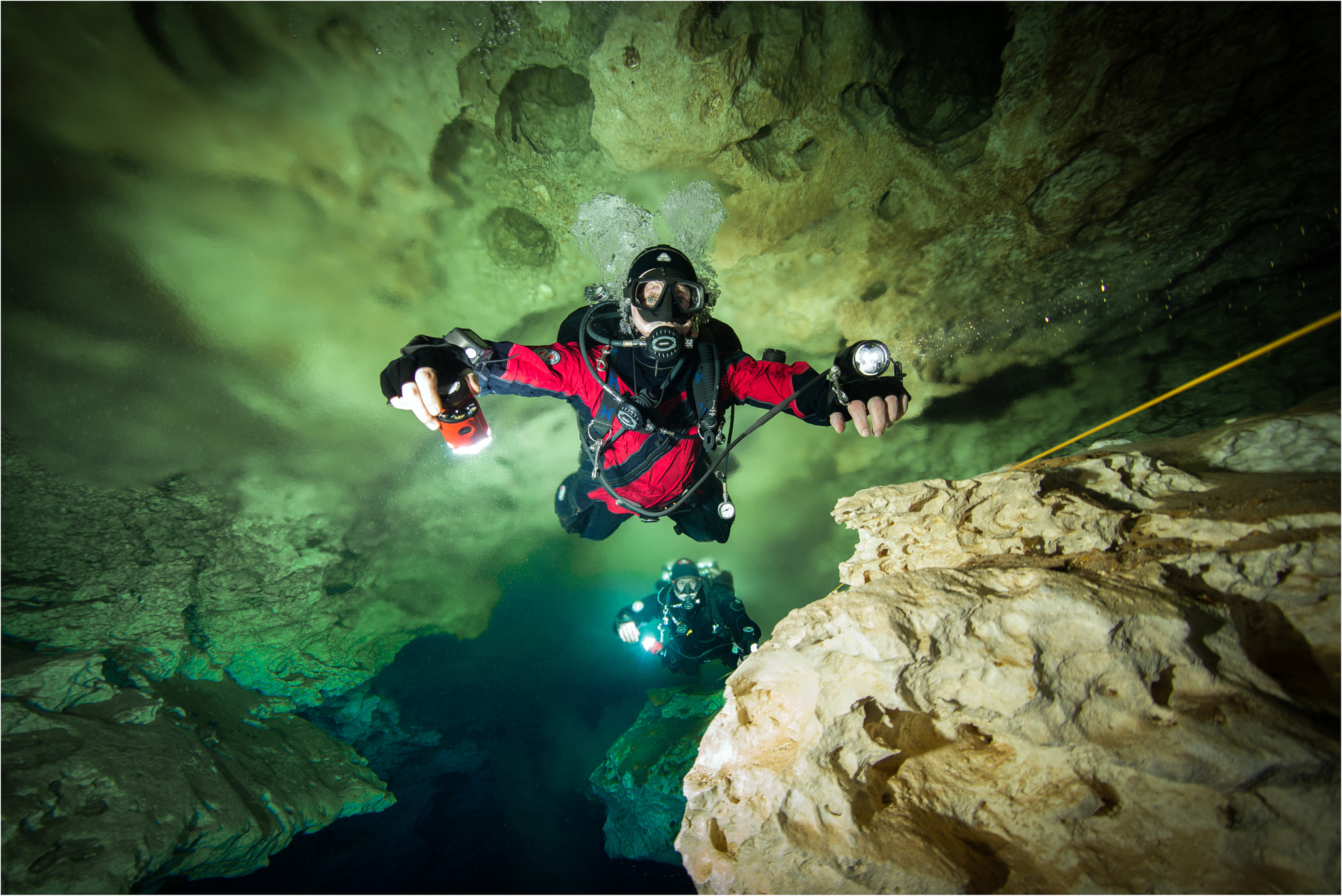 Nikon D800E + Sigma 15mm F2.8 EX DG Diagonal Fisheye sample photo. In the cave photography