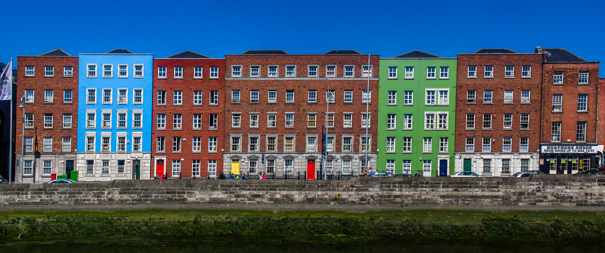 Pentax smc DA 18-55mm F3.5-5.6 AL WR sample photo. Dublins colourful buildings photography