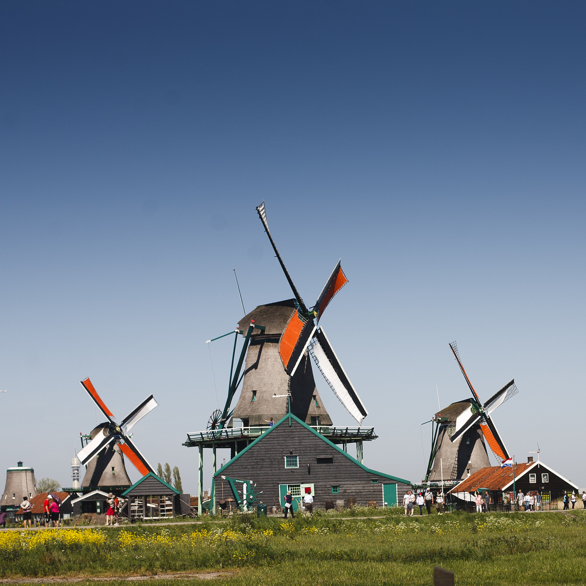 Canon EOS 5D sample photo. Windmill village photography