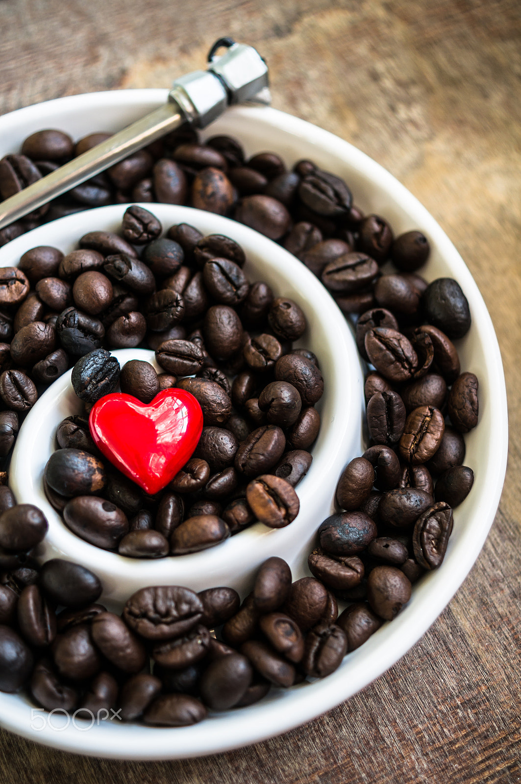 Sony SLT-A55 (SLT-A55V) + Sony DT 30mm F2.8 Macro SAM sample photo. Coffee beans on rustic background photography