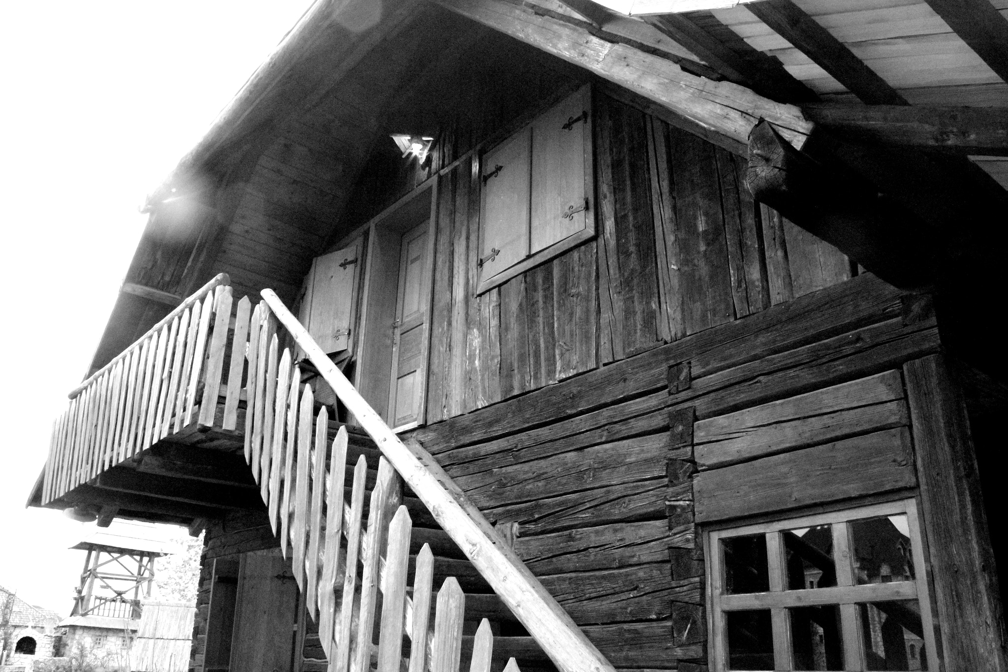 Canon EF-S 18-55mm F3.5-5.6 sample photo. Rustic house photography